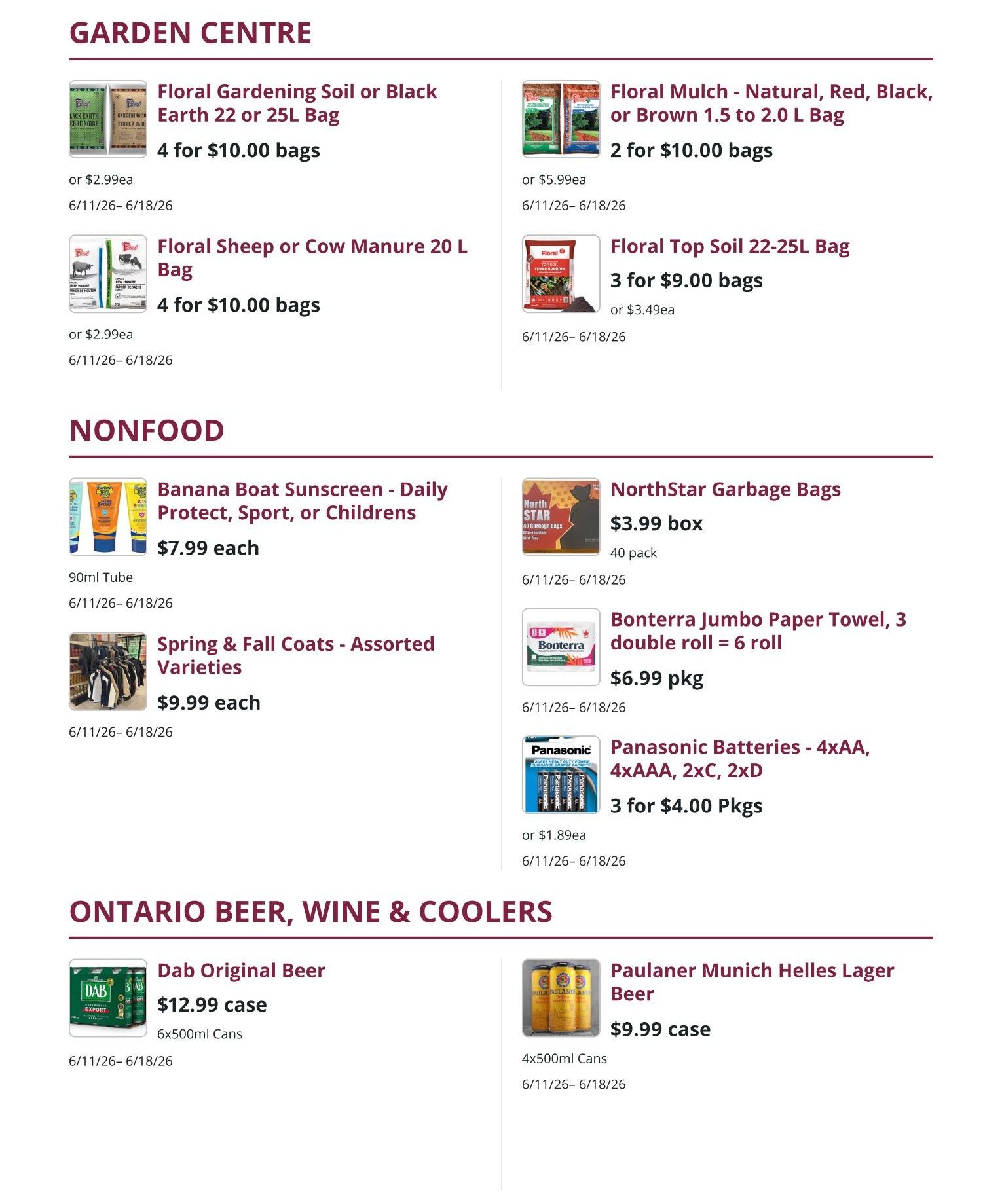 Mike Dean Local Grocer Flyer June 11 to 18