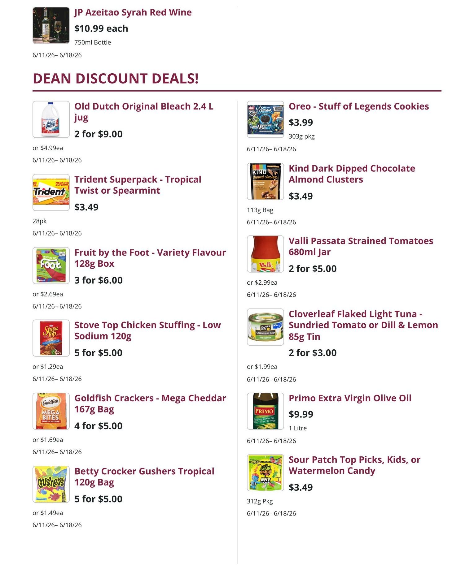 Mike Dean Local Grocer Flyer June 11 to 18