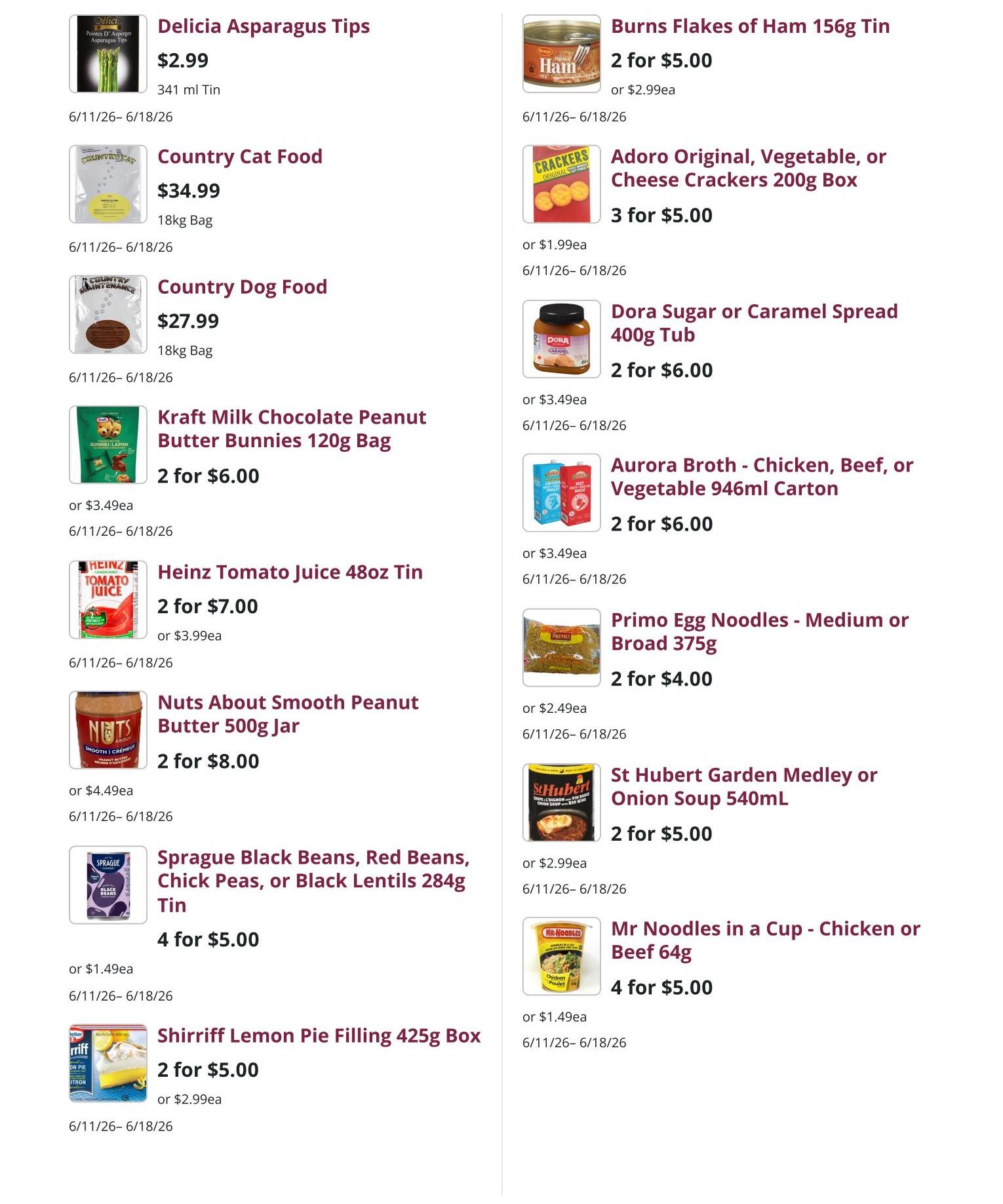 Mike Dean Local Grocer Flyer June 11 to 18