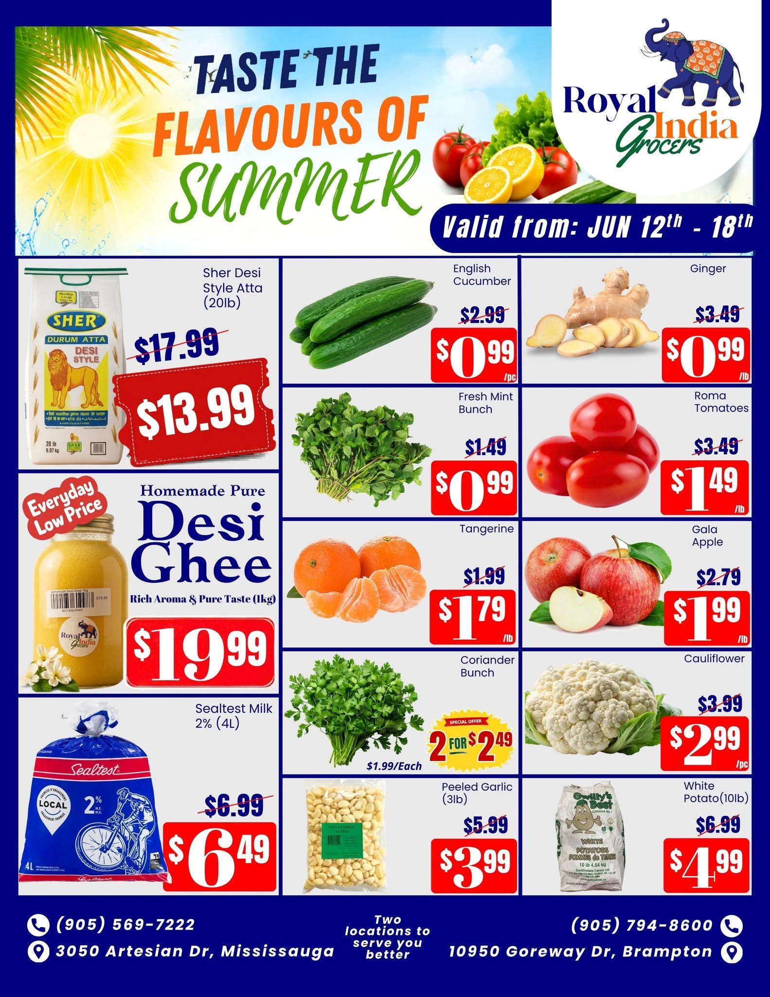 Royal India Grocers Flyer June 12 to 18