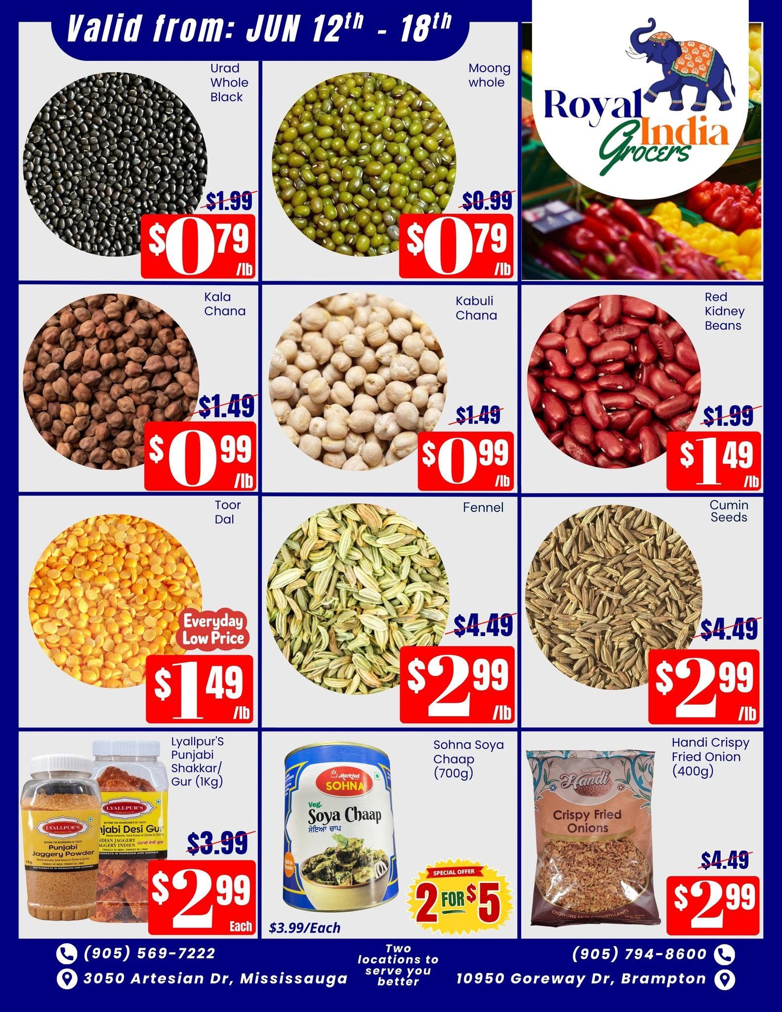 Royal India Grocers Flyer June 12 to 18
