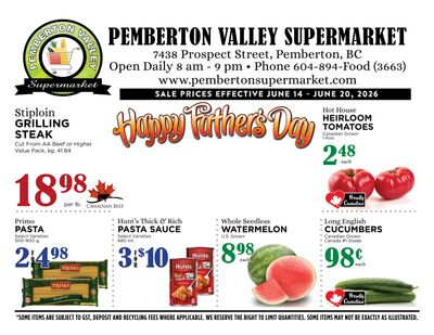Pemberton Valley Supermarket Flyer June 14 to 20