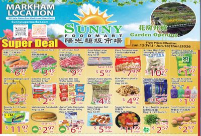 Sunny Foodmart (Markham) Flyer June 12 to 18