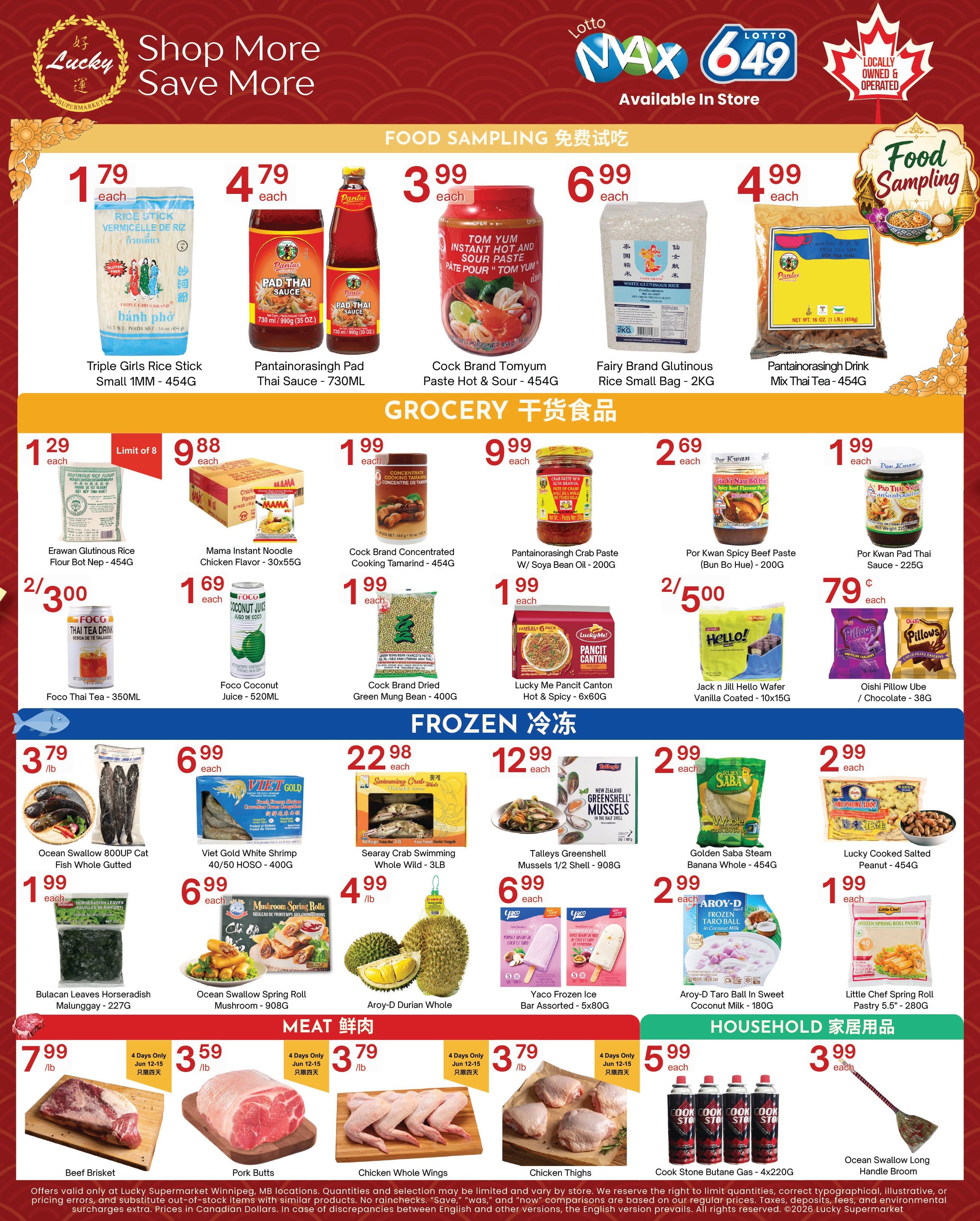 Lucky Supermarket (Winnipeg) Flyer June 12 to 18