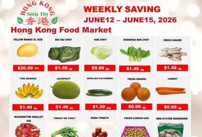Hong Kong Food Market Flyer June 12 to 15