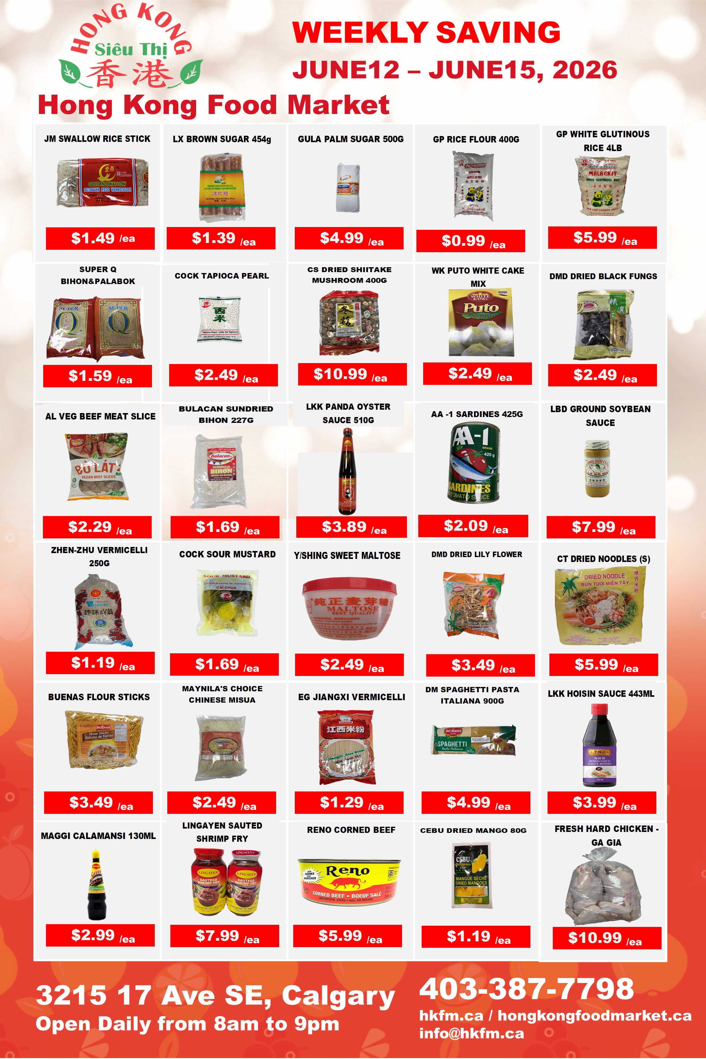 Hong Kong Food Market Flyer June 12 to 15