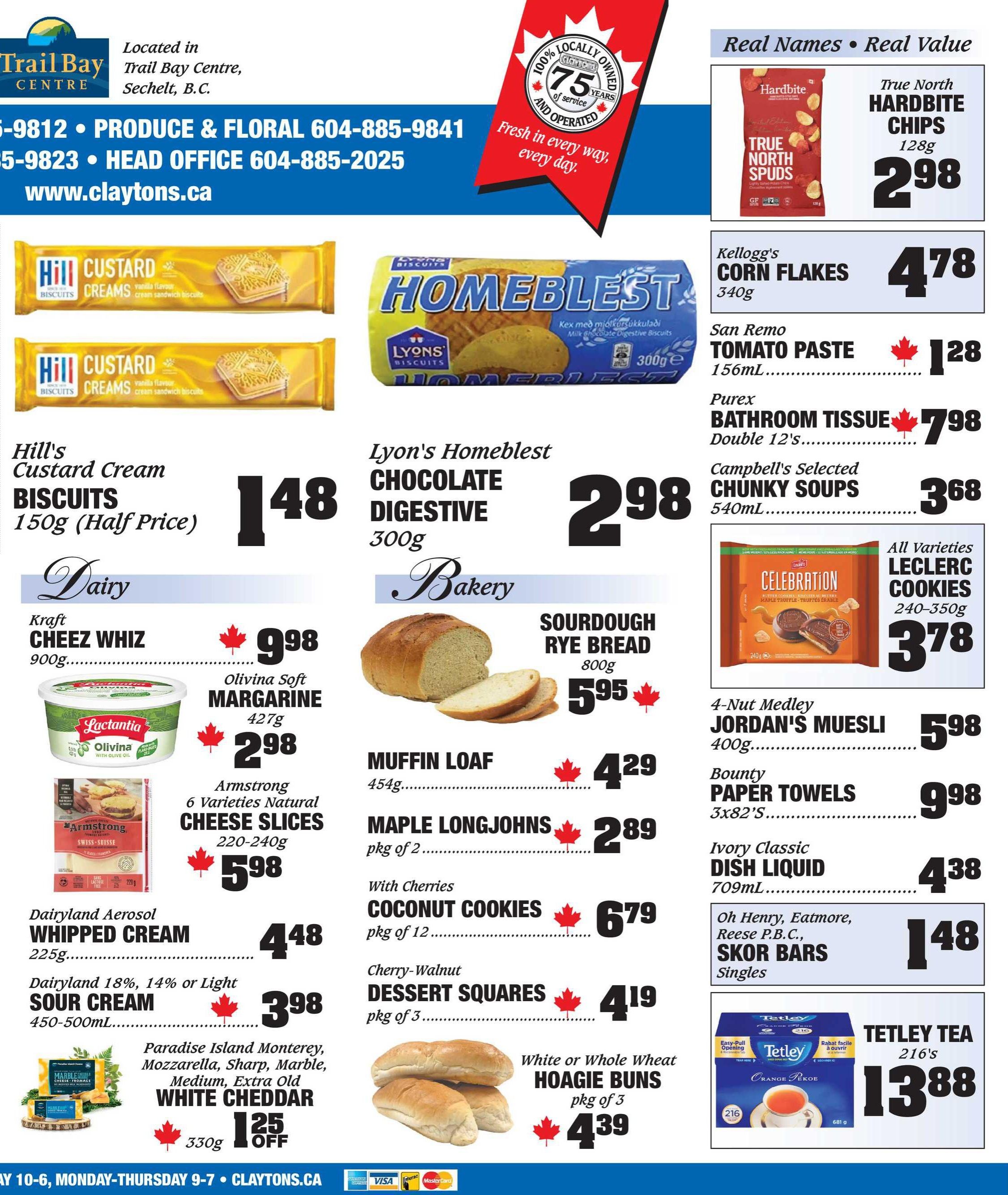 Claytons Heritage Market Flyer June 12 to 18