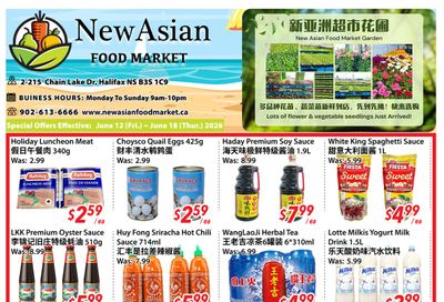 New Asian Food Market Flyer June 12 to 18