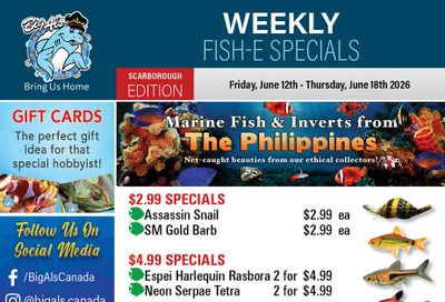 Big Al's (Scarborough) Weekly Specials June 12 to 18