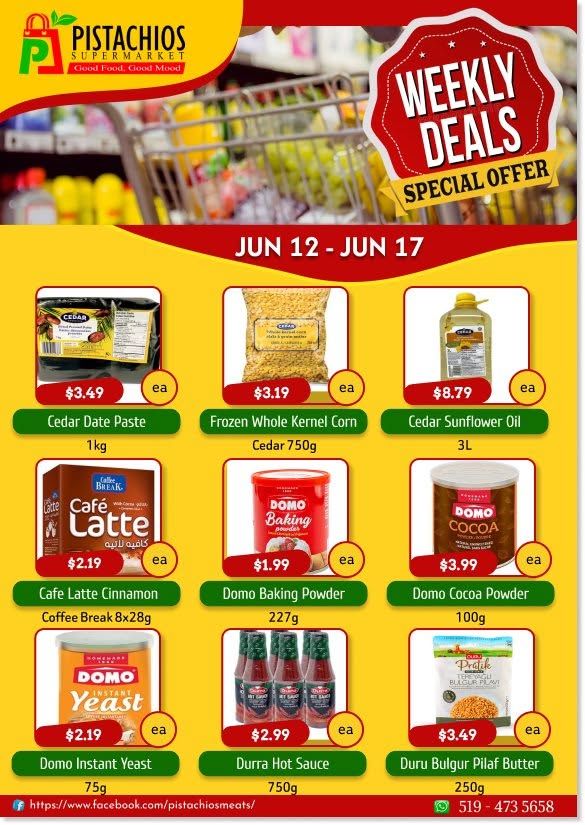 Pistachios Supermarket Flyer June 12 to 17