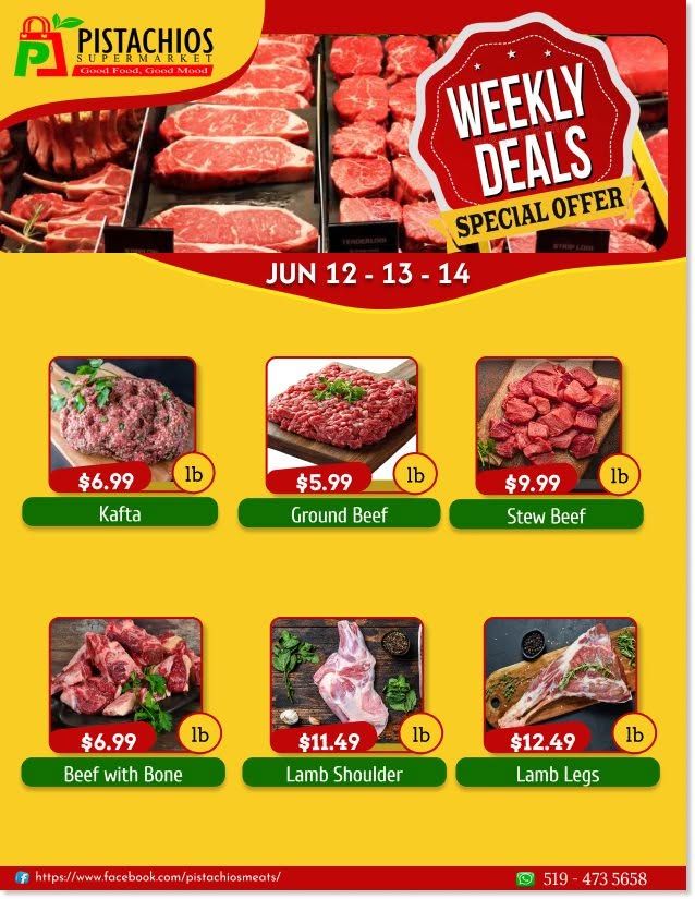 Pistachios Supermarket Flyer June 12 to 17