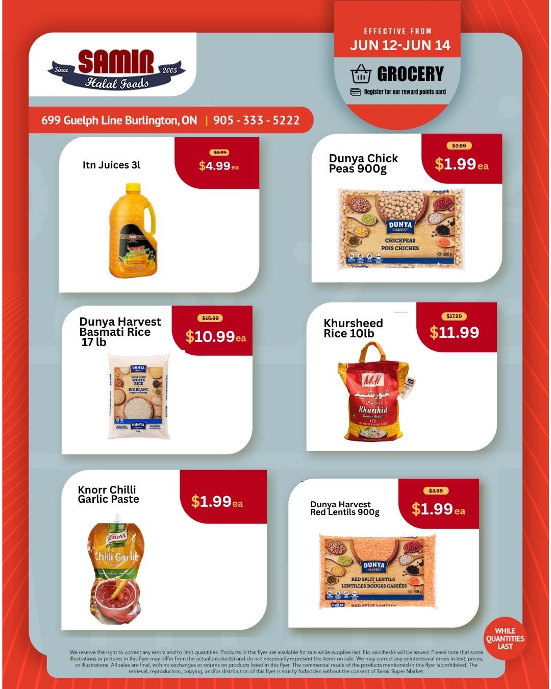 Samir Supermarket (Burlington) Flyer June 12 to 18