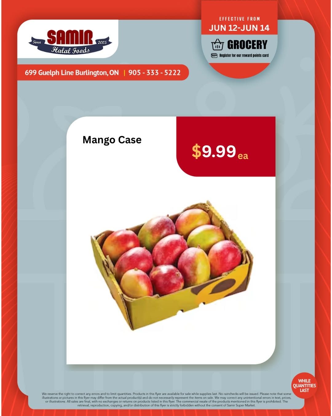 Samir Supermarket (Burlington) Flyer June 12 to 18