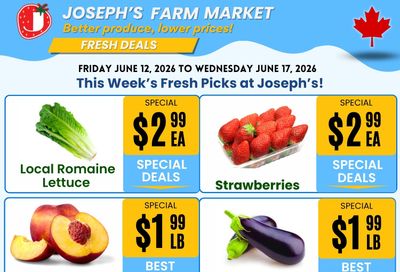 Joseph's Farm Market Flyer June 12 to 17