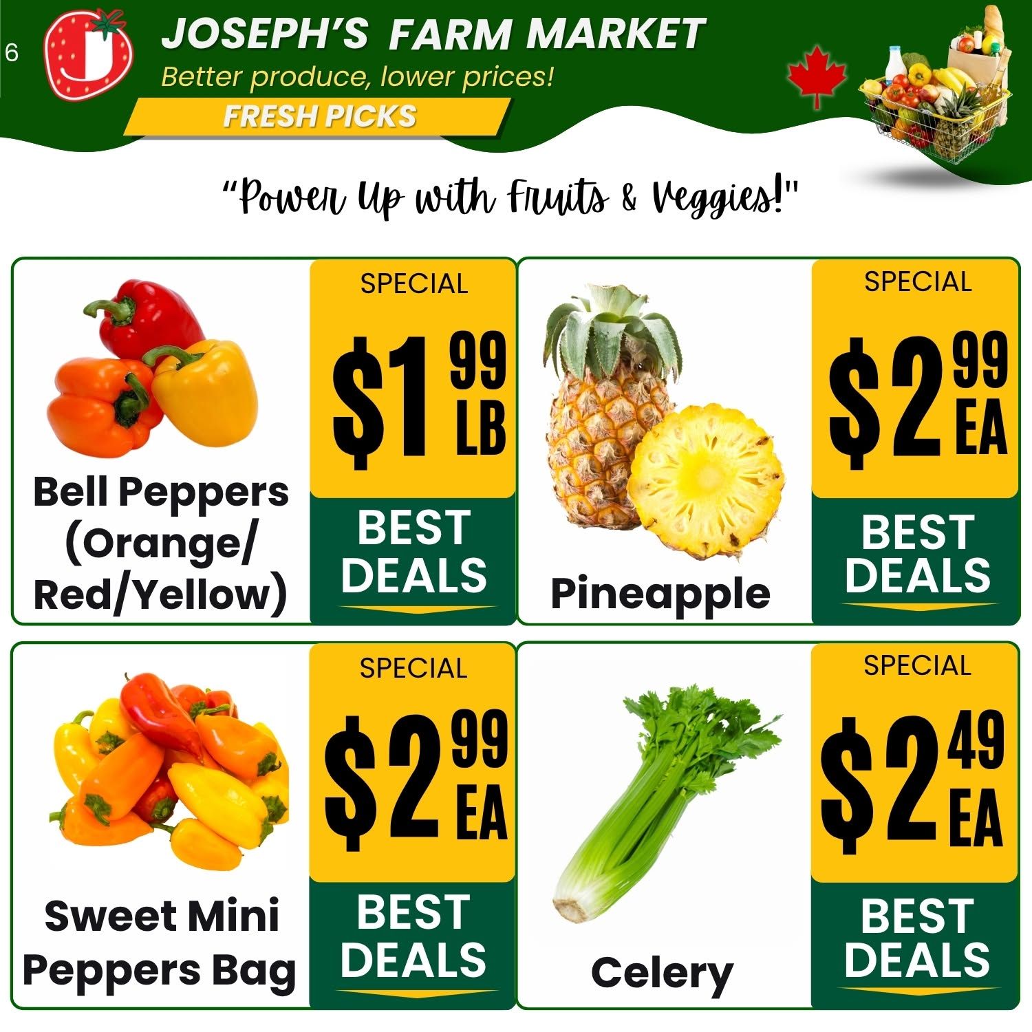 Joseph's Farm Market Flyer June 12 to 17