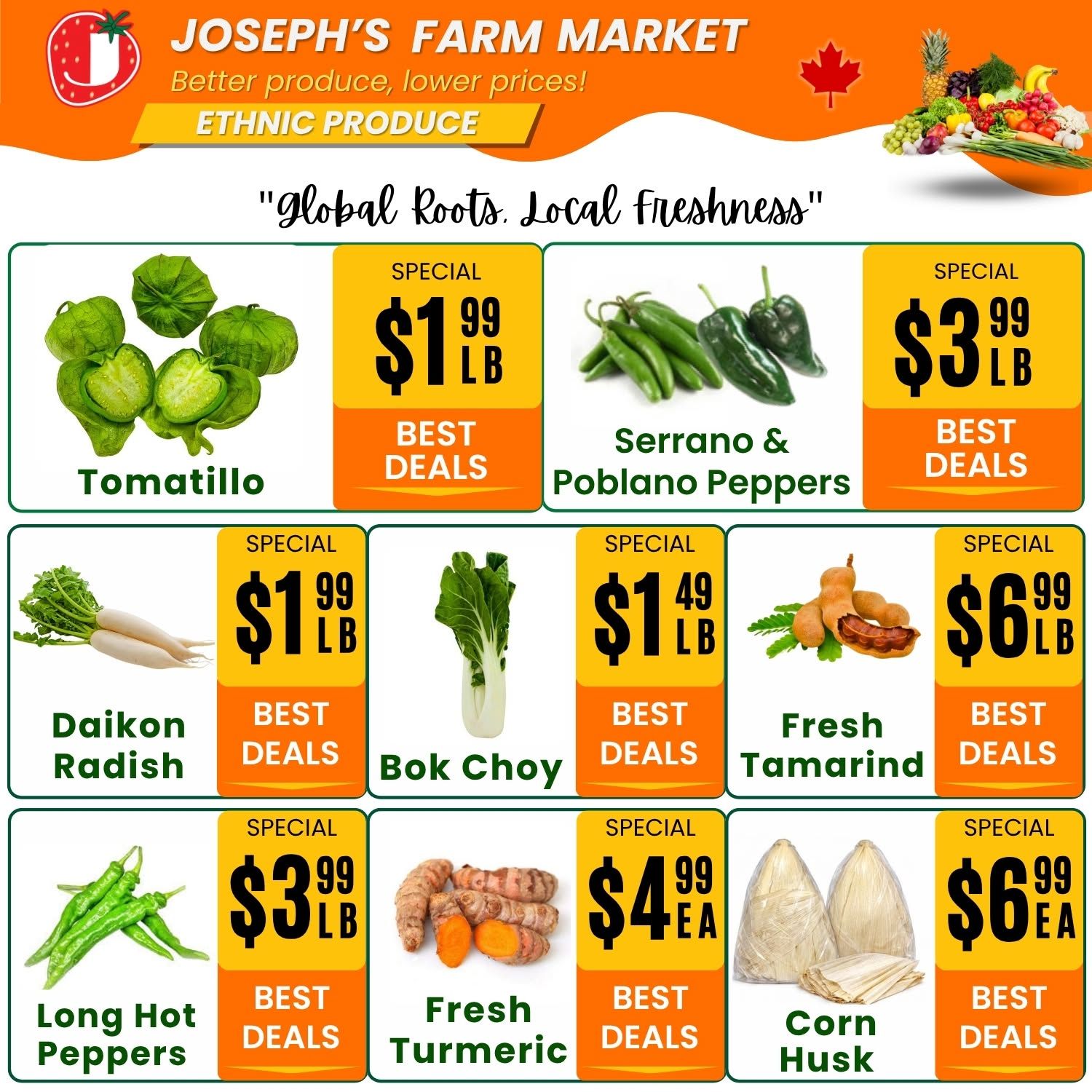 Joseph's Farm Market Flyer June 12 to 17