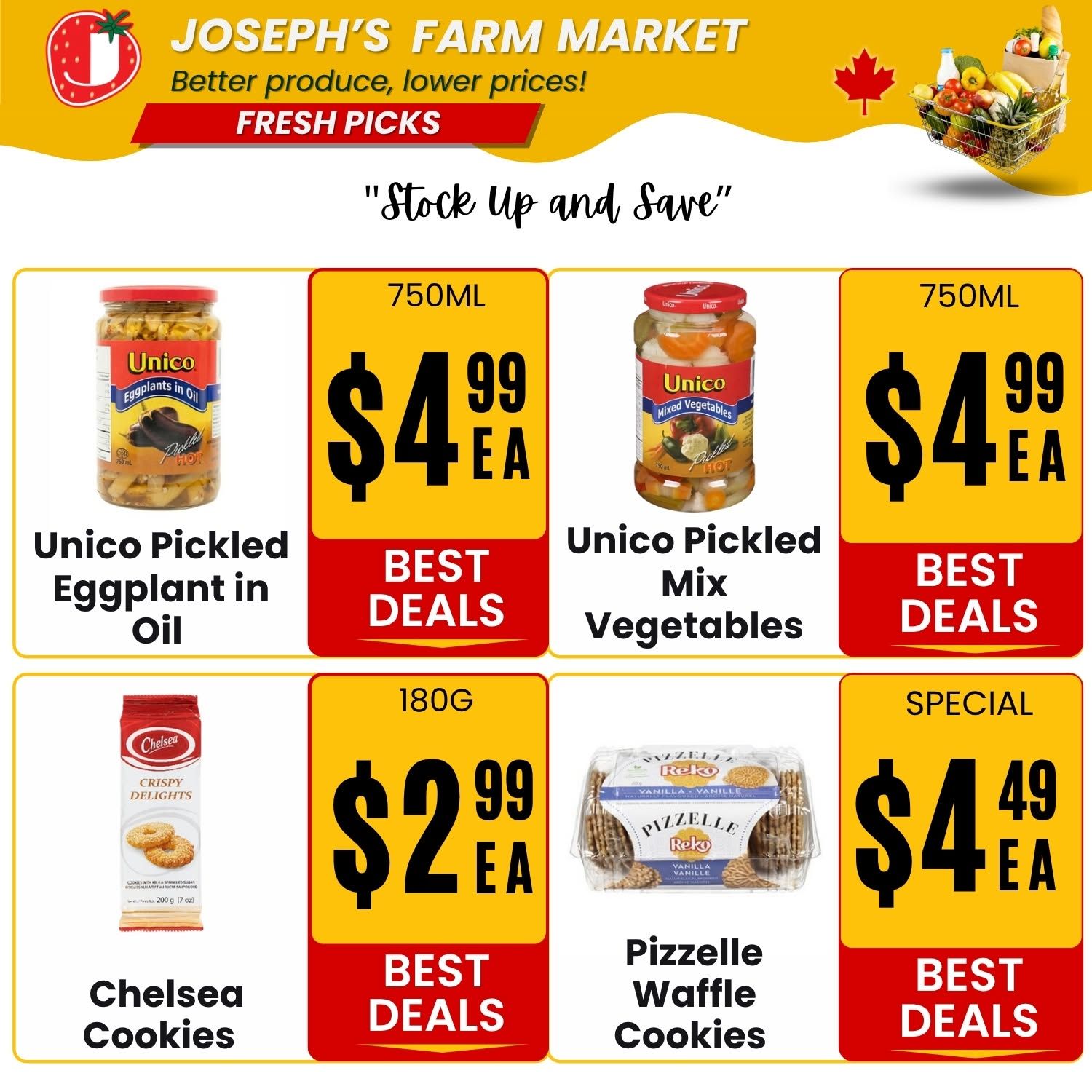 Joseph's Farm Market Flyer June 12 to 17