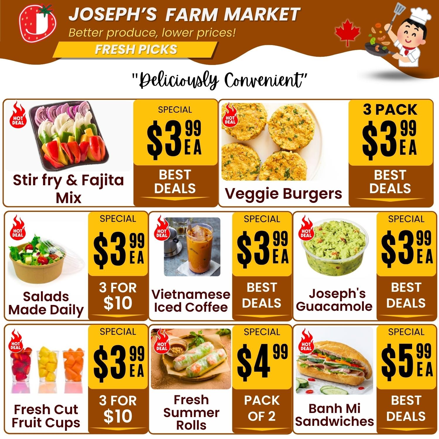 Joseph's Farm Market Flyer June 12 to 17