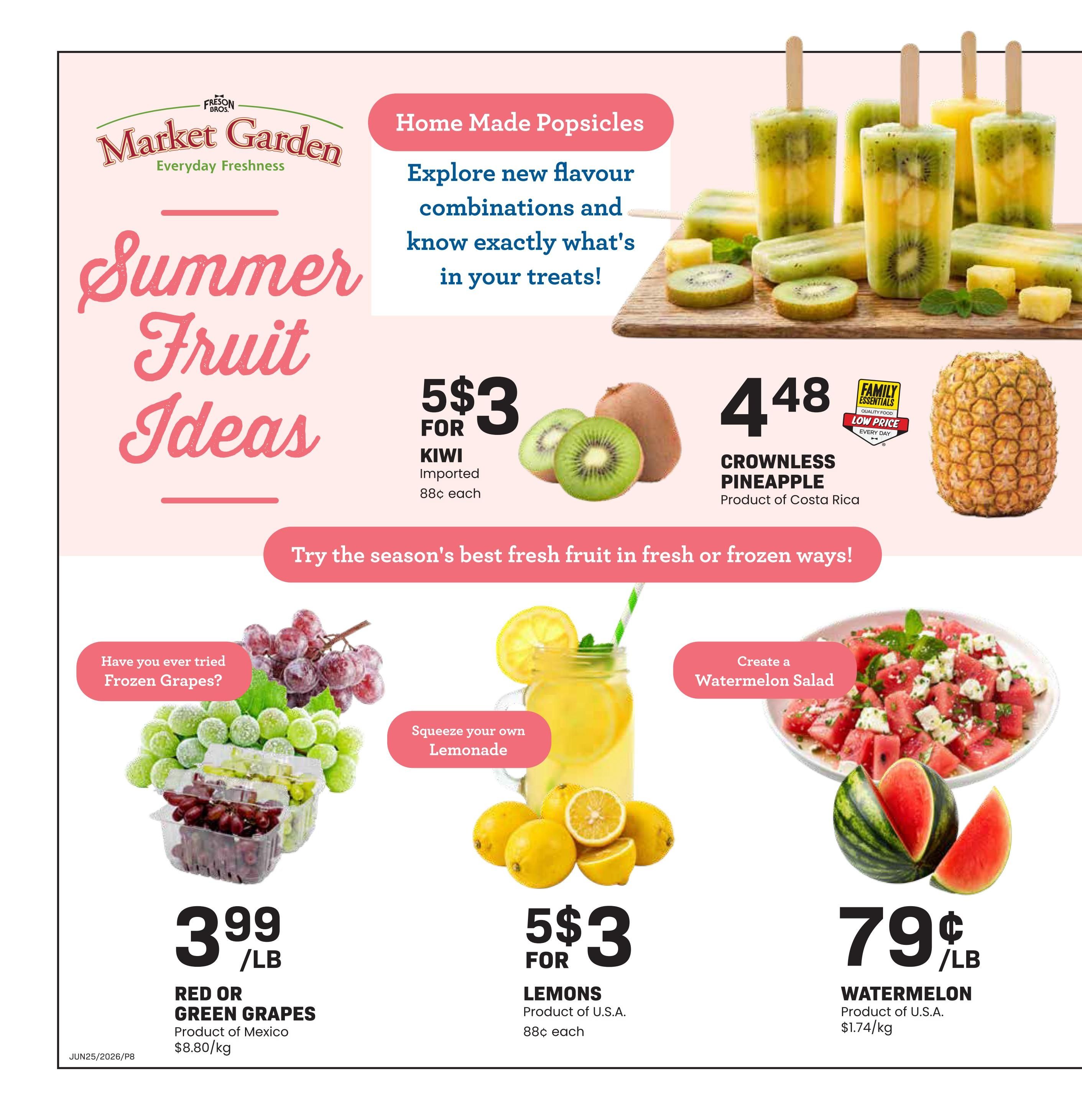 Freson Bros. Flyer June 19 to 25