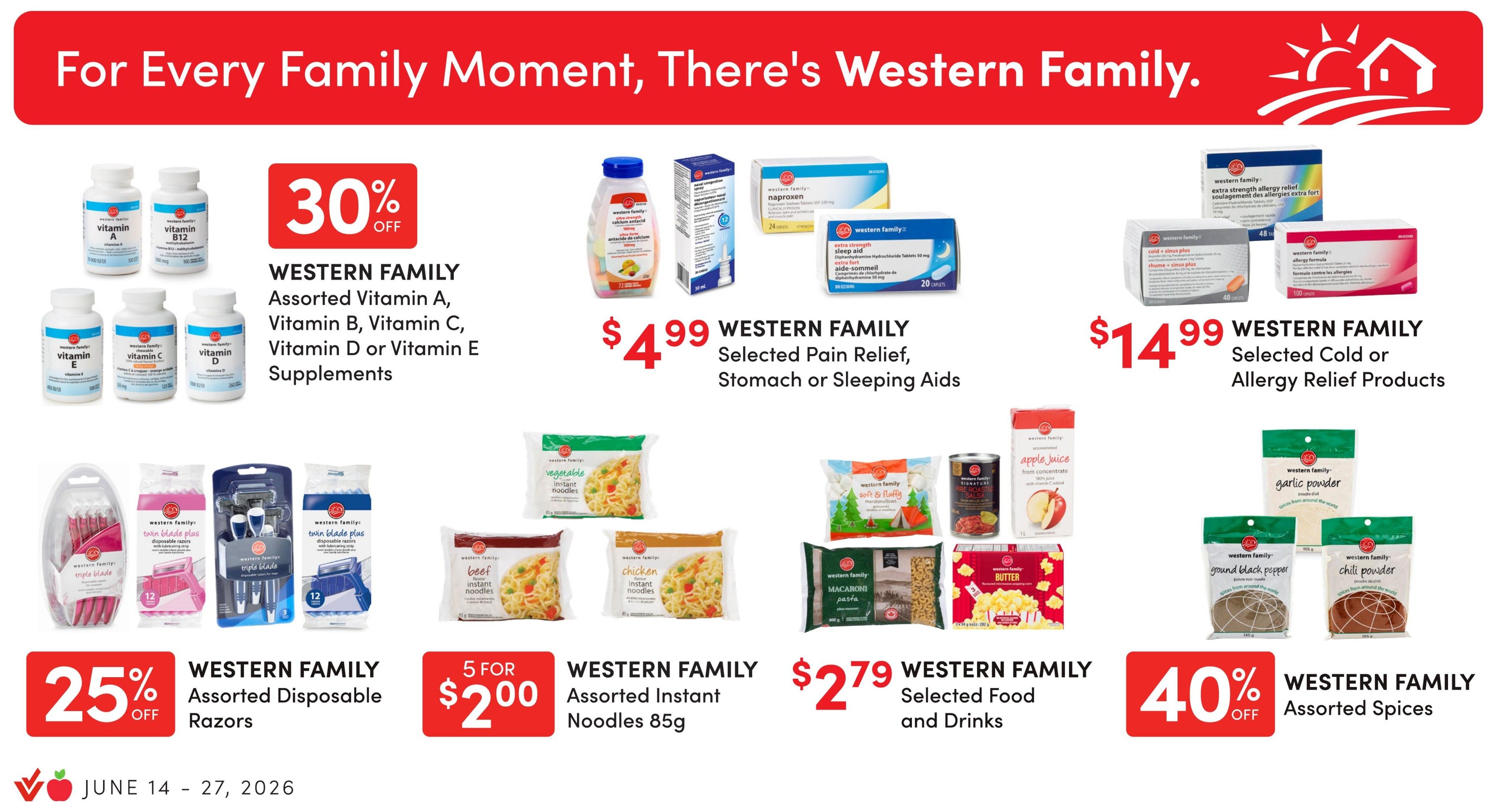Apple Drugs Flyer June 14 to 27