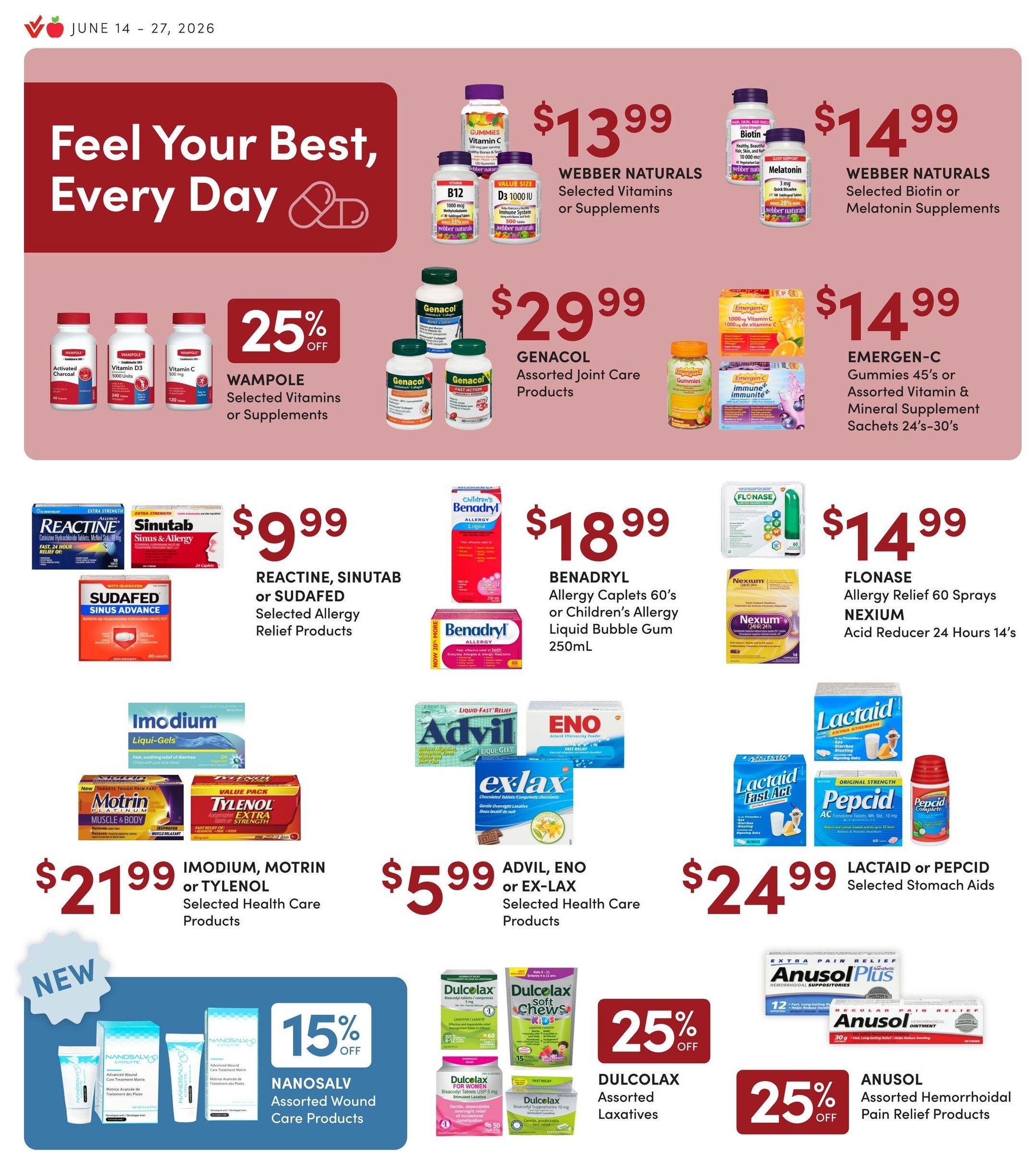 Apple Drugs Flyer June 14 to 27