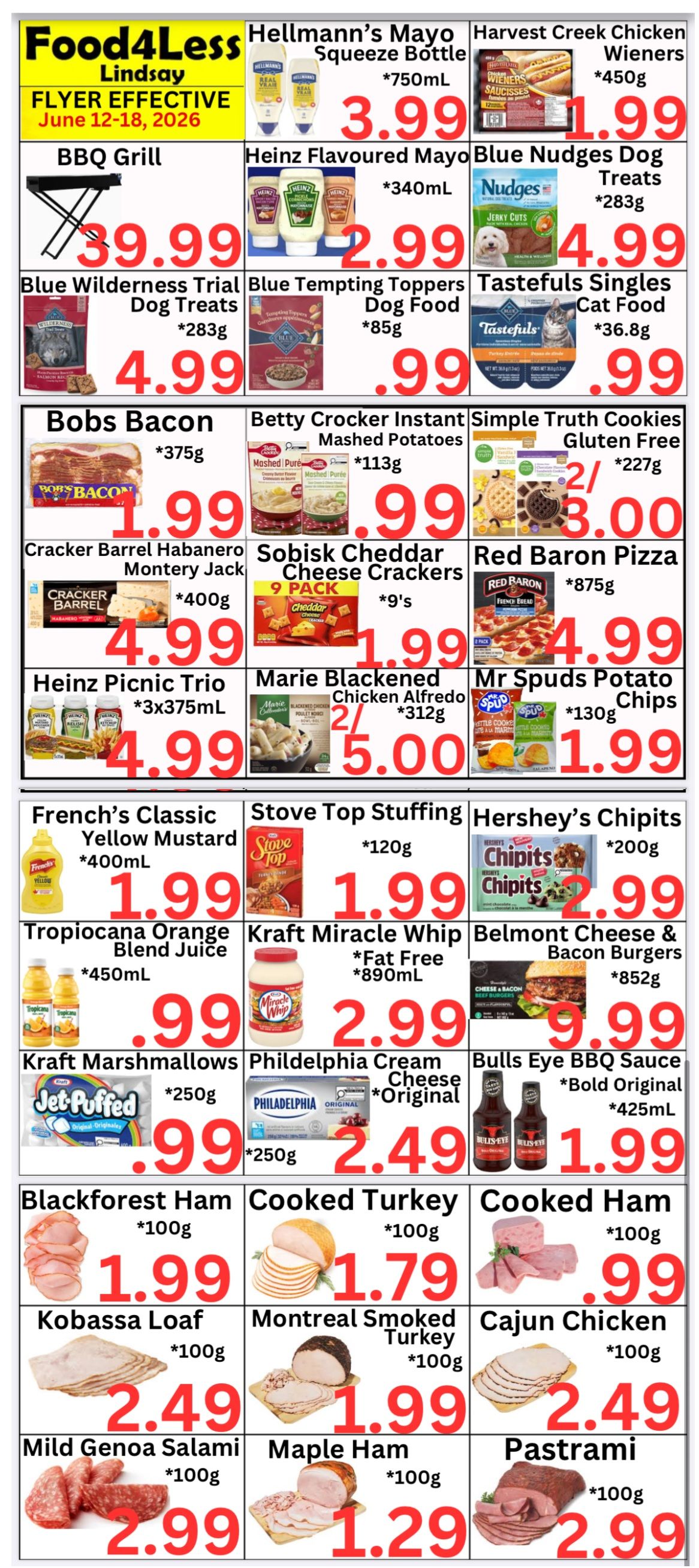 Food 4 Less (Lindsay) Flyer June 12 to 18