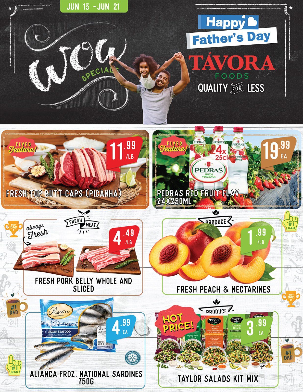 Tavora Foods Flyer June 15 to 21