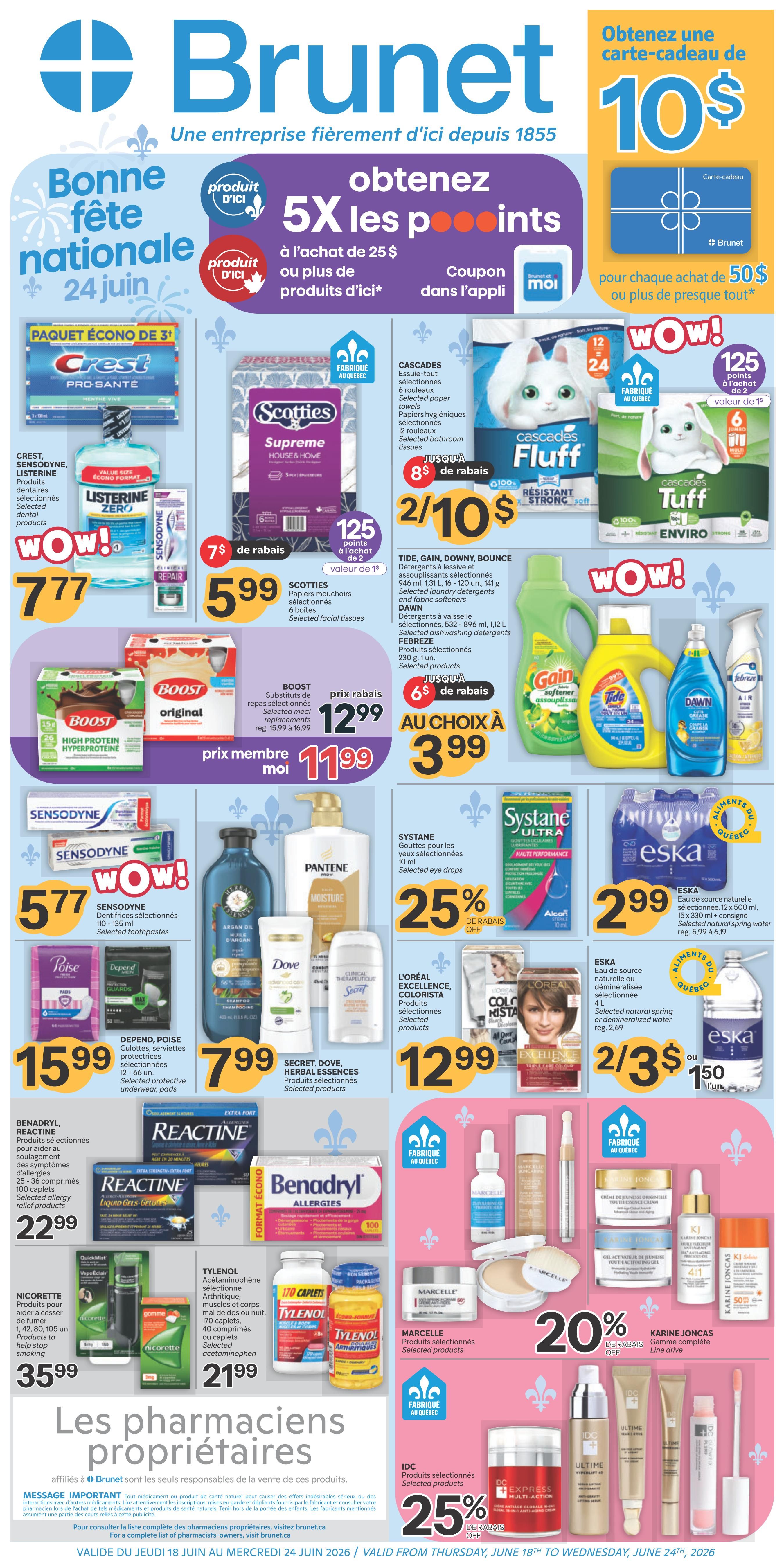 Brunet Flyer June 18 to 24