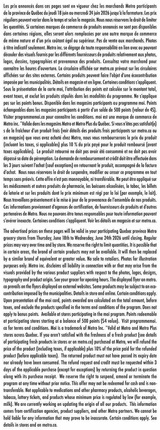 Metro (QC) Flyer June 18 to 24