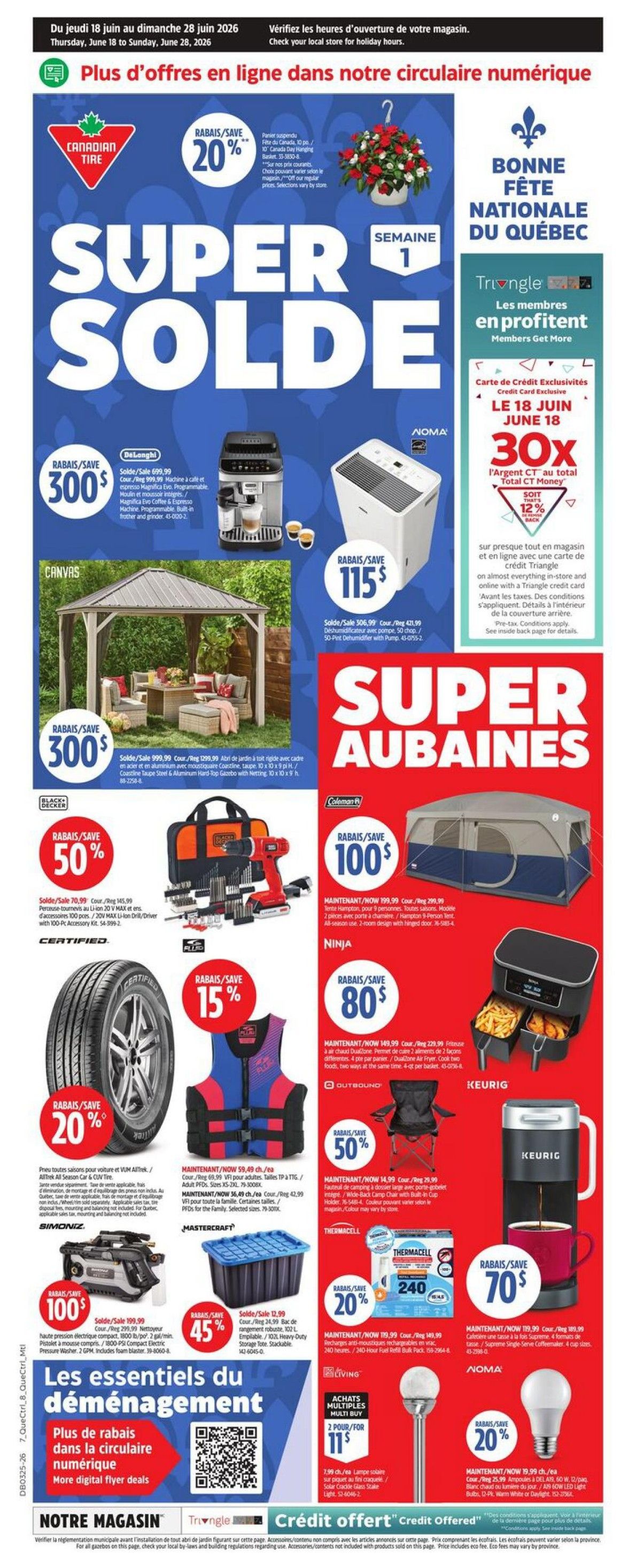 Canadian Tire (QC) Flyer June 18 to 28