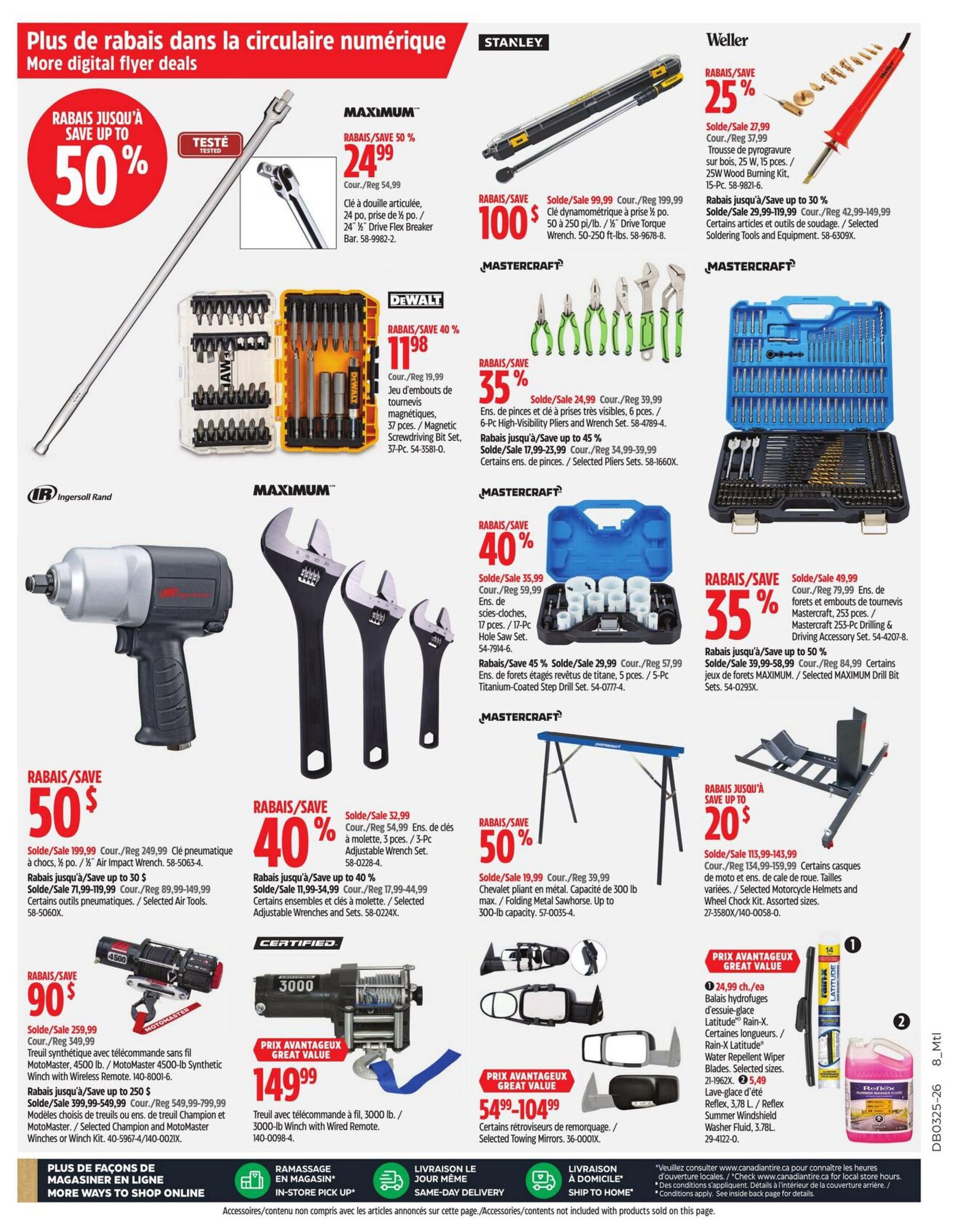 Canadian Tire (QC) Flyer June 18 to 28