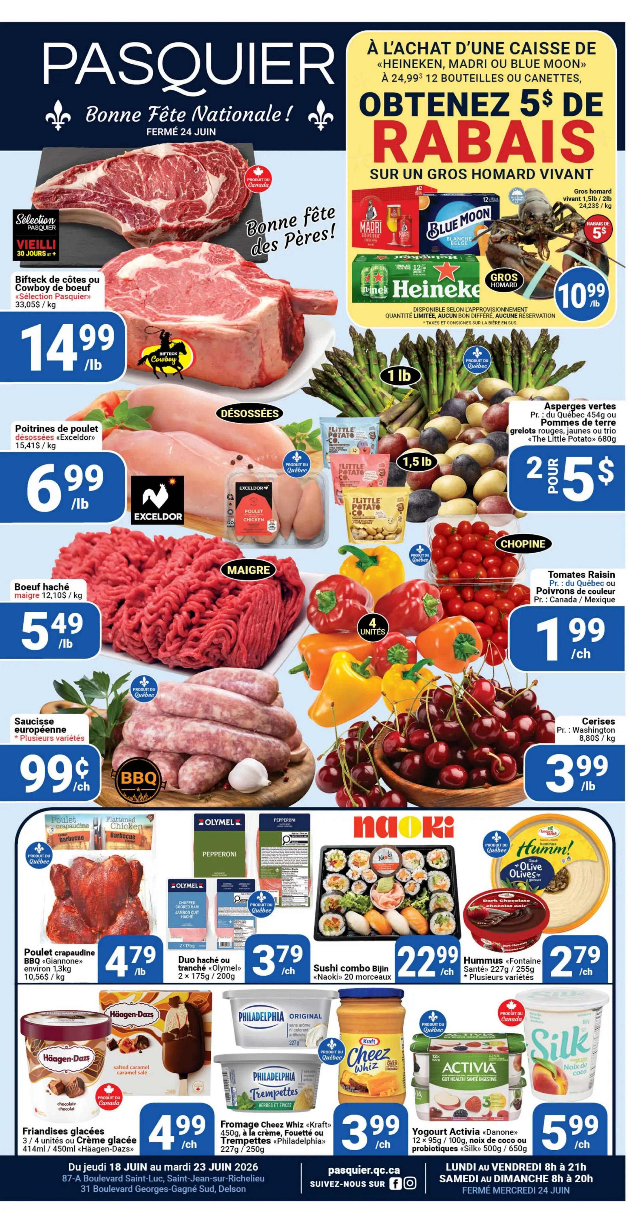 Pasquier Flyer June 18 to 24