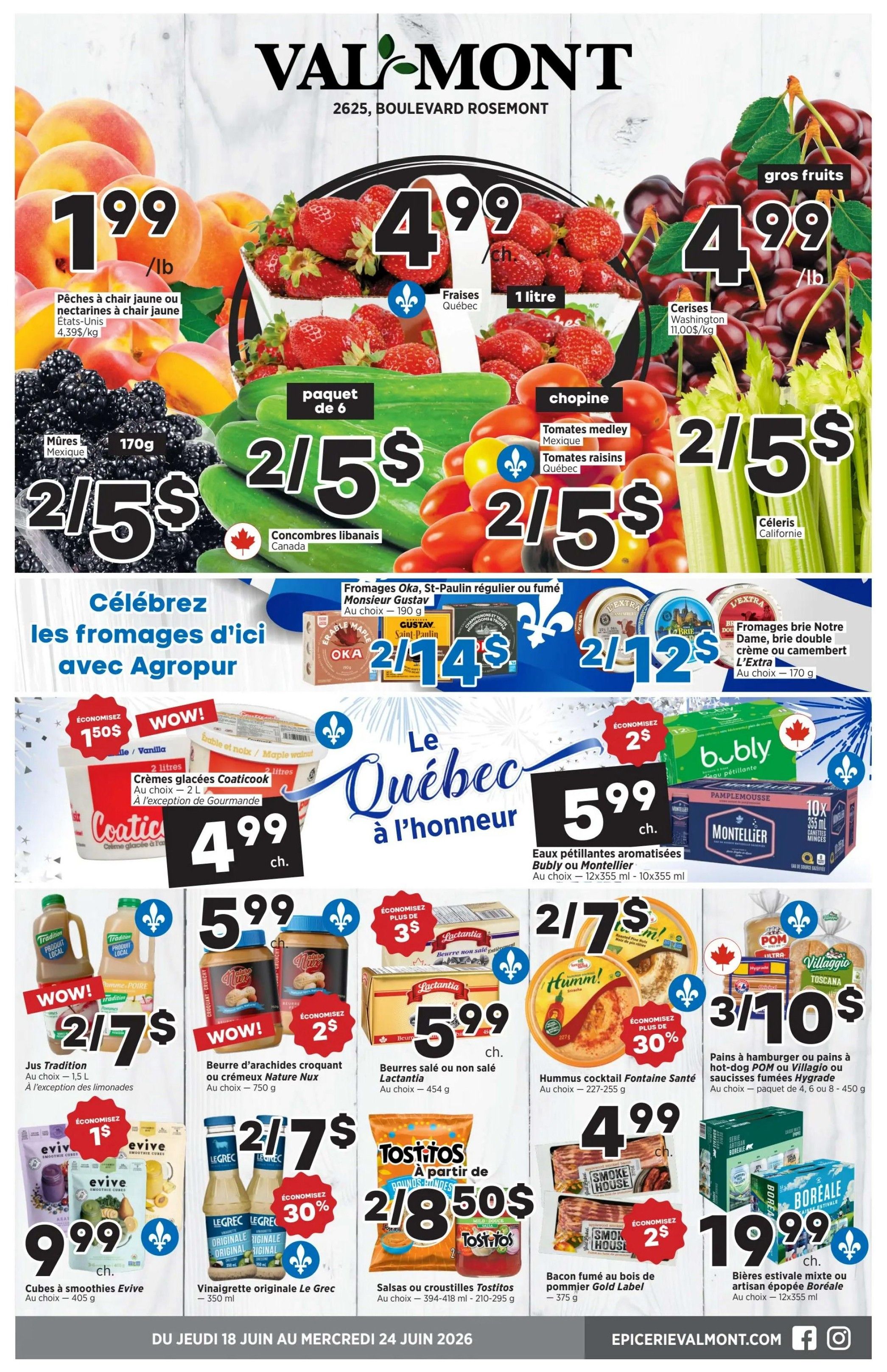 Val-Mont Flyer June 18 to 24