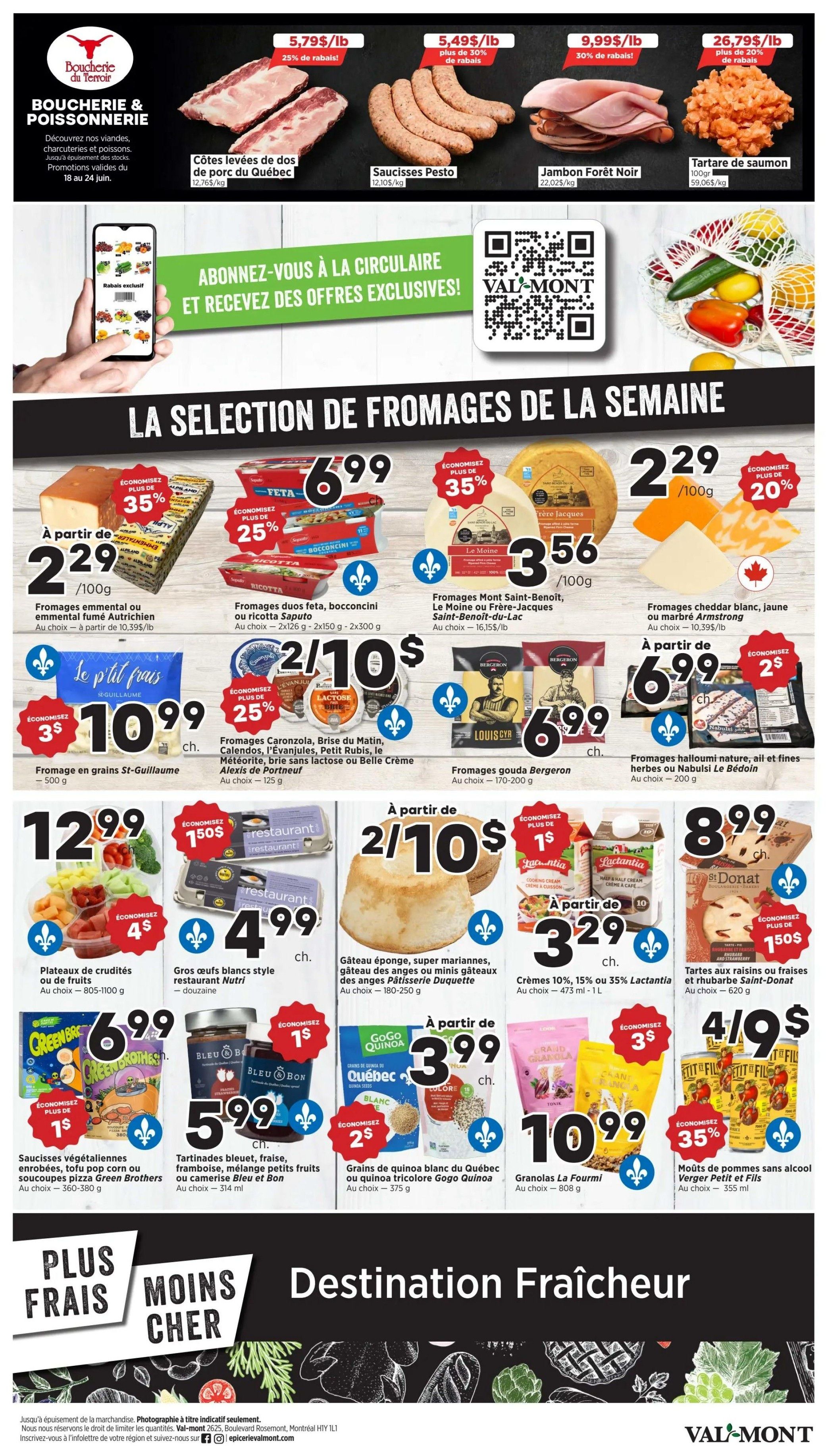 Val-Mont Flyer June 18 to 24