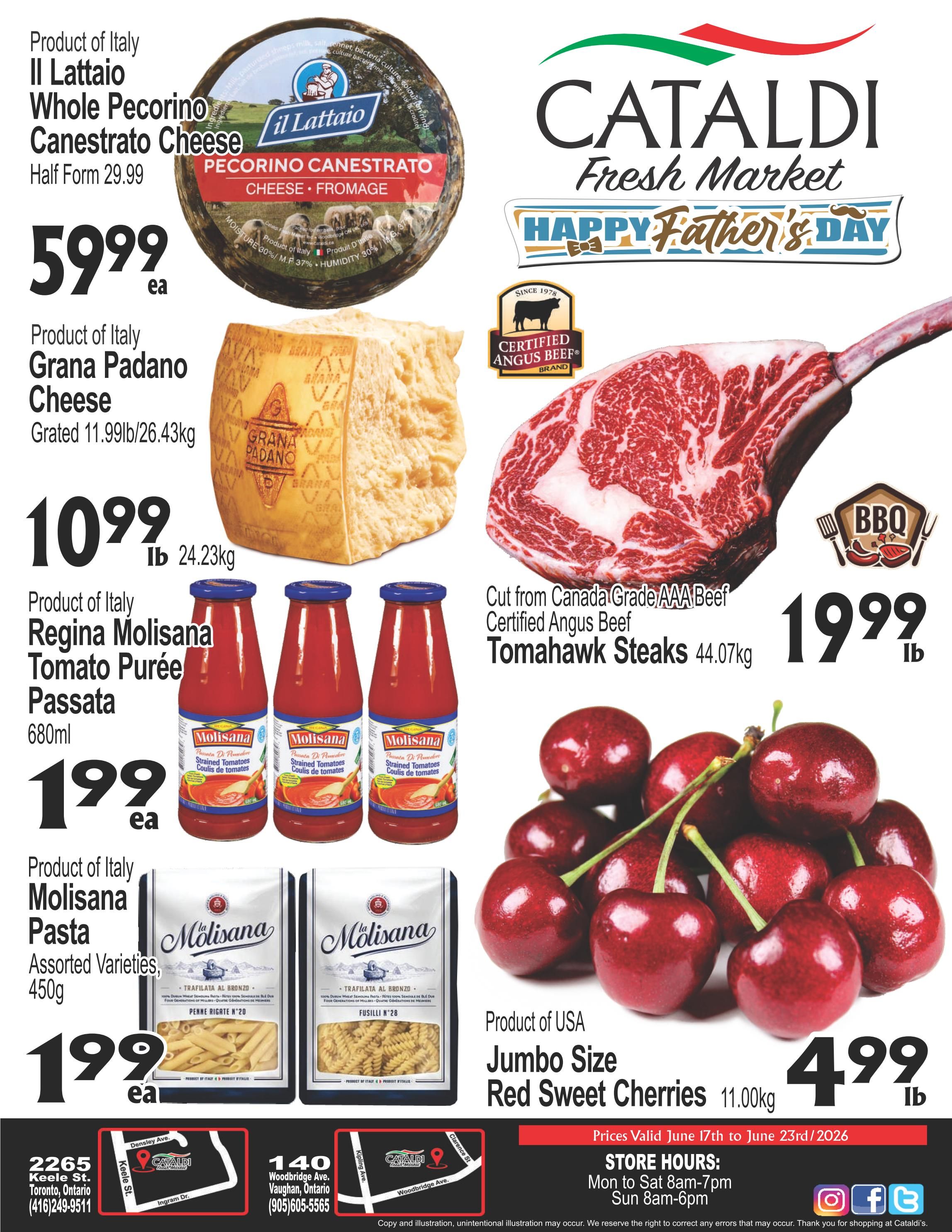Cataldi Fresh Market Flyer June 17 to 23