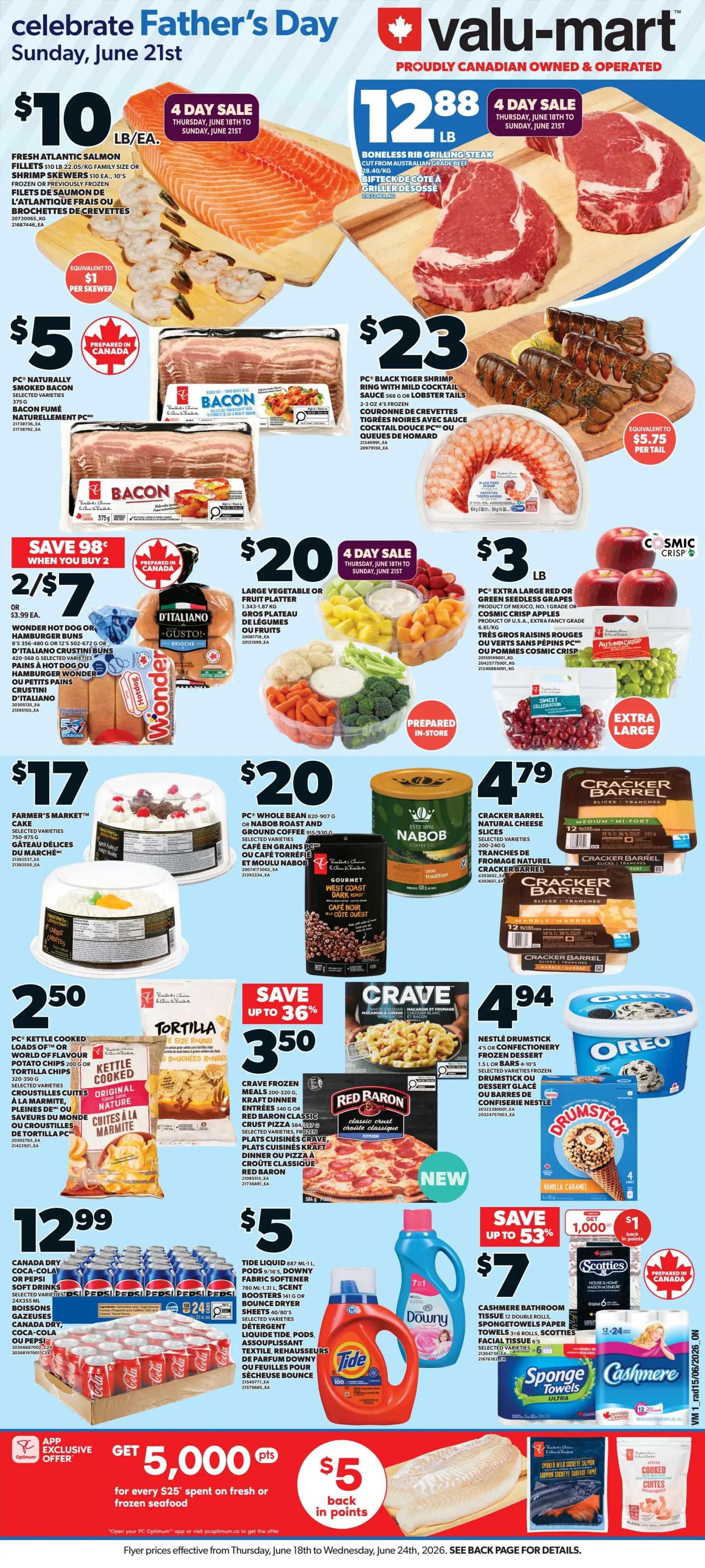 Valu-mart Flyer June 18 to 24