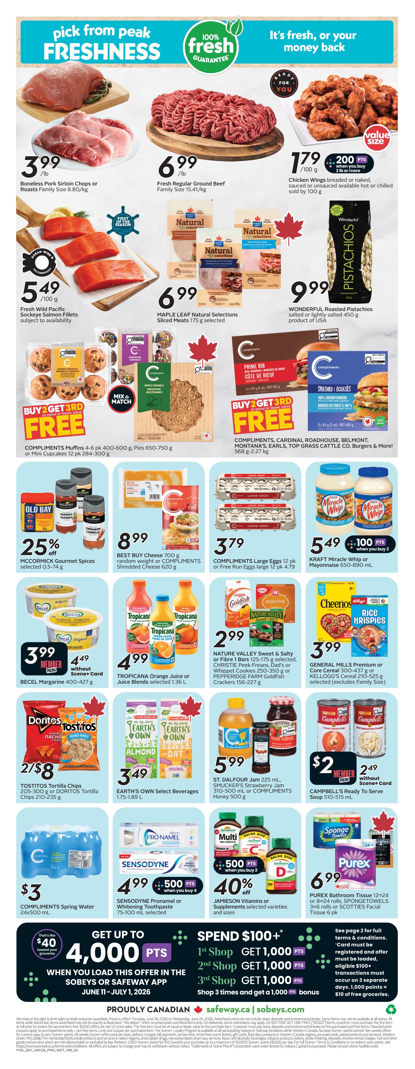 Sobeys/Safeway (SK & MB) Flyer June 18 to 24