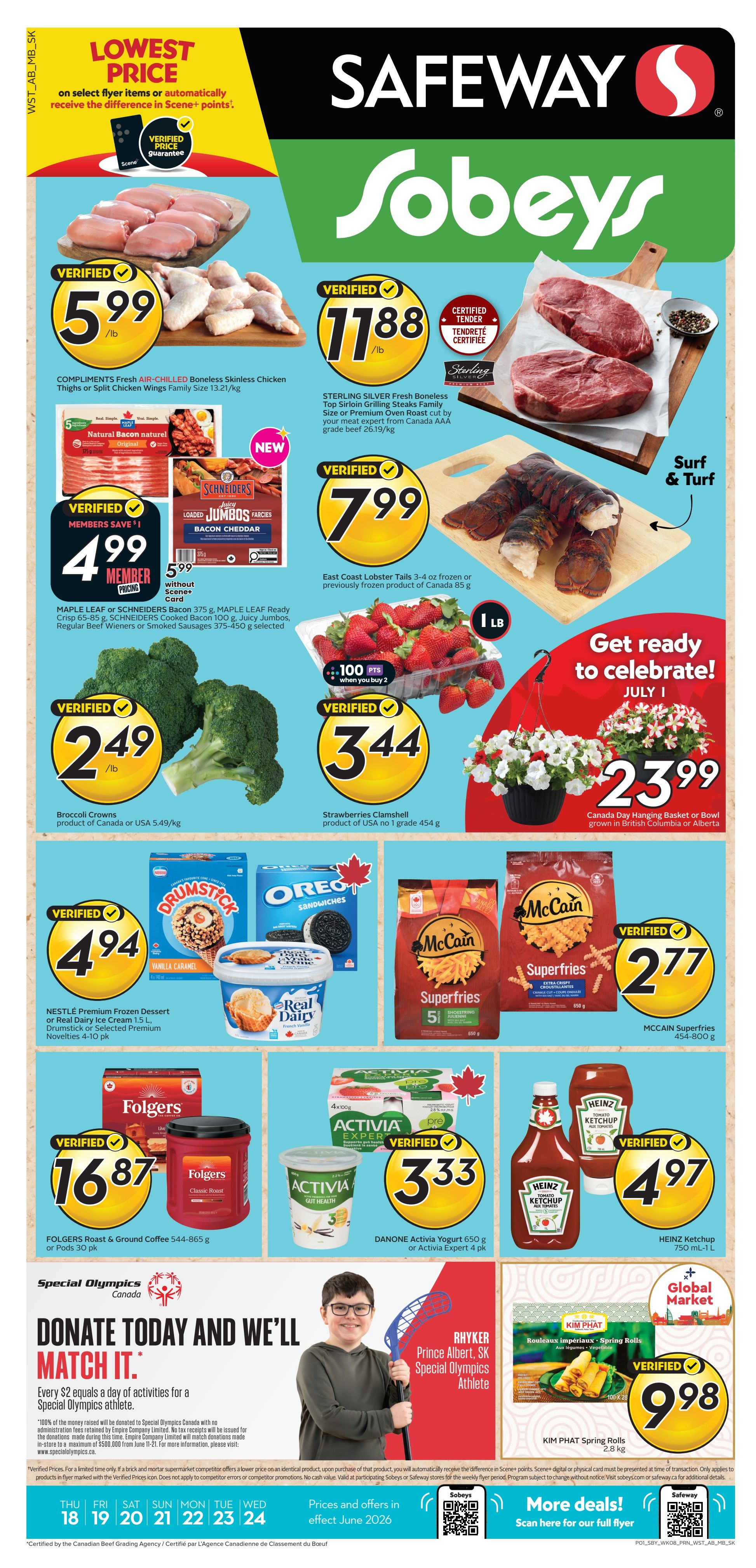 Sobeys/Safeway (AB) Flyer June 18 to 24