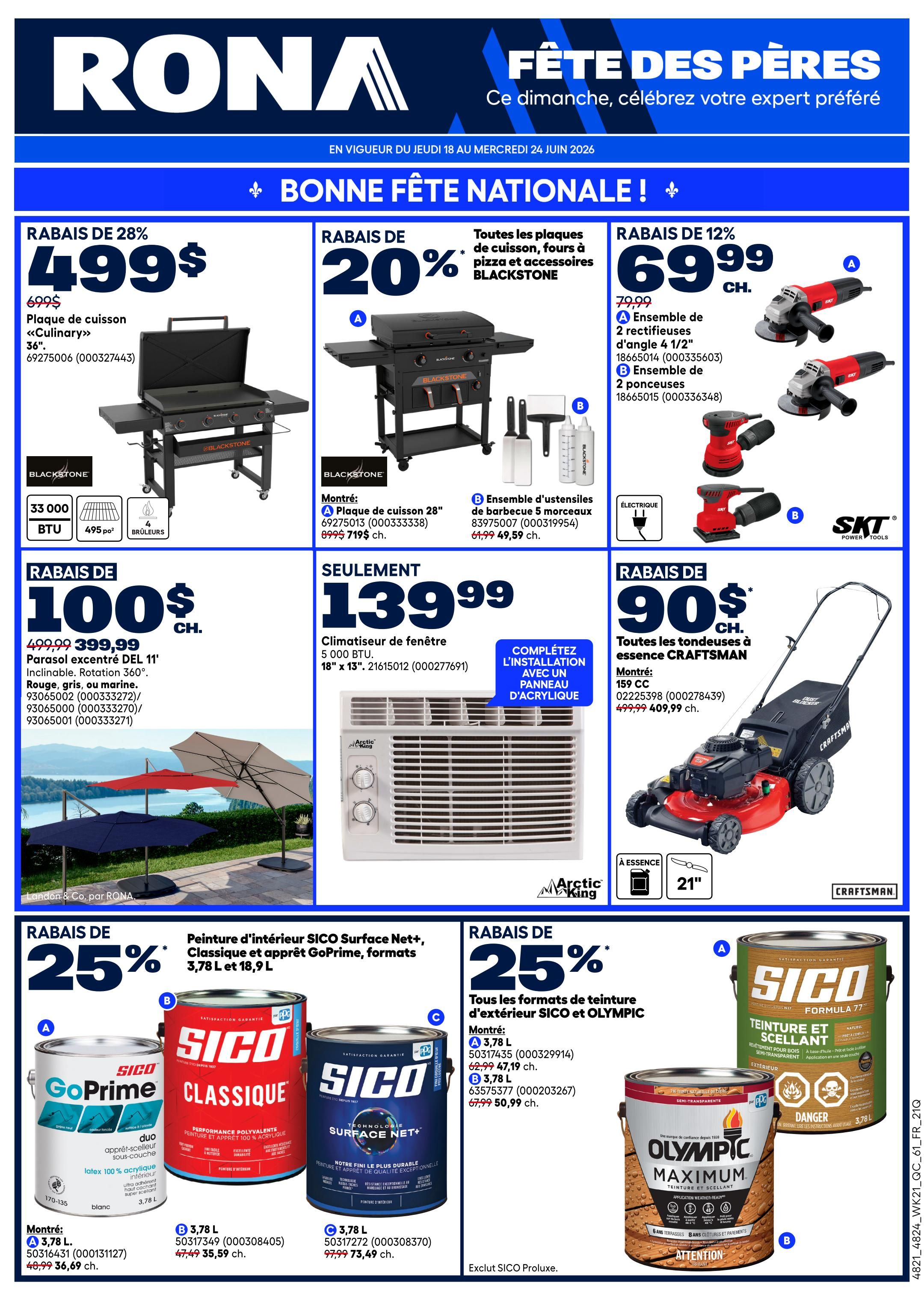 Rona & Rona+ (QC) Flyer June 18 to 24