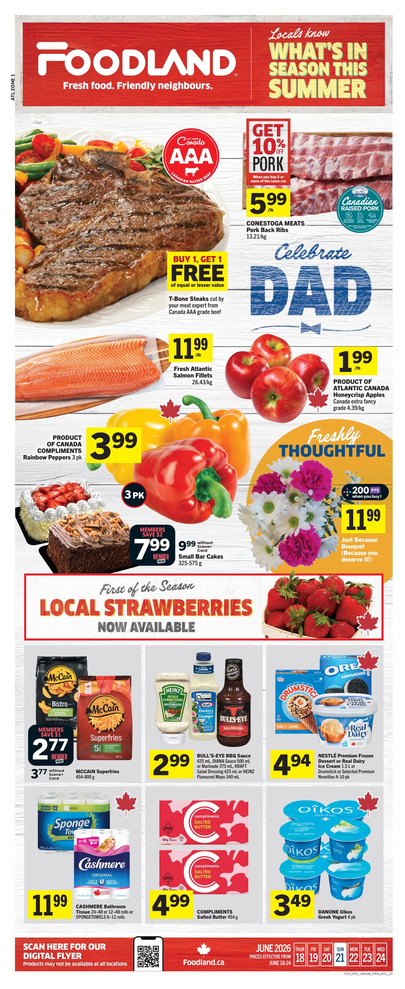 Foodland (Atlantic) Flyer June 18 to 24