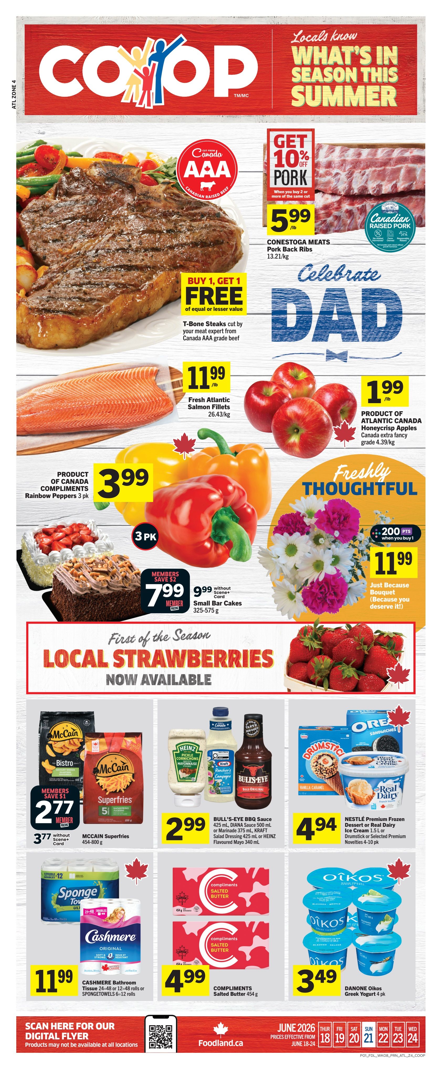 Foodland Co-op Flyer June 18 to 24