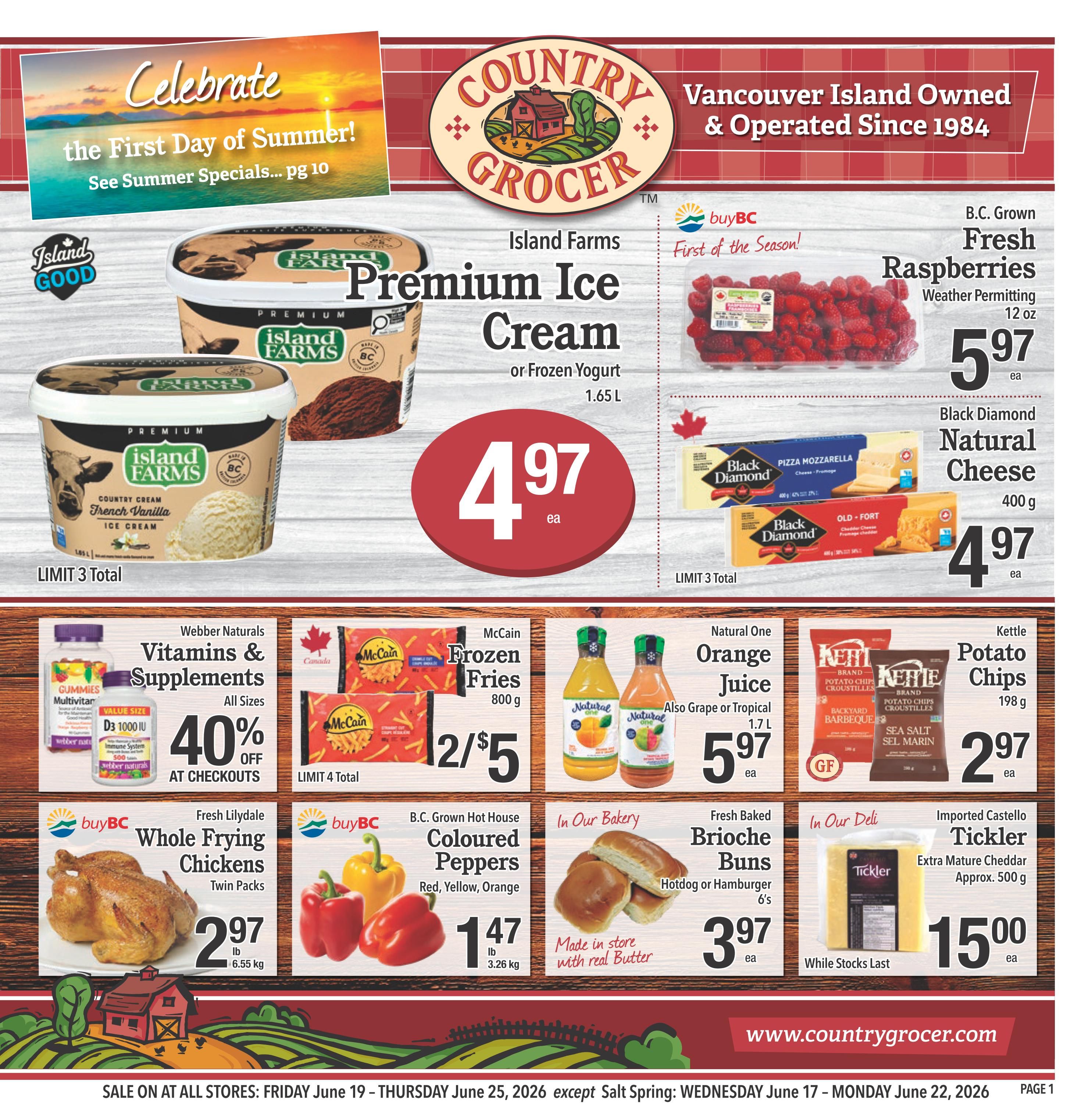 Country Grocer Flyer June 19 to 25