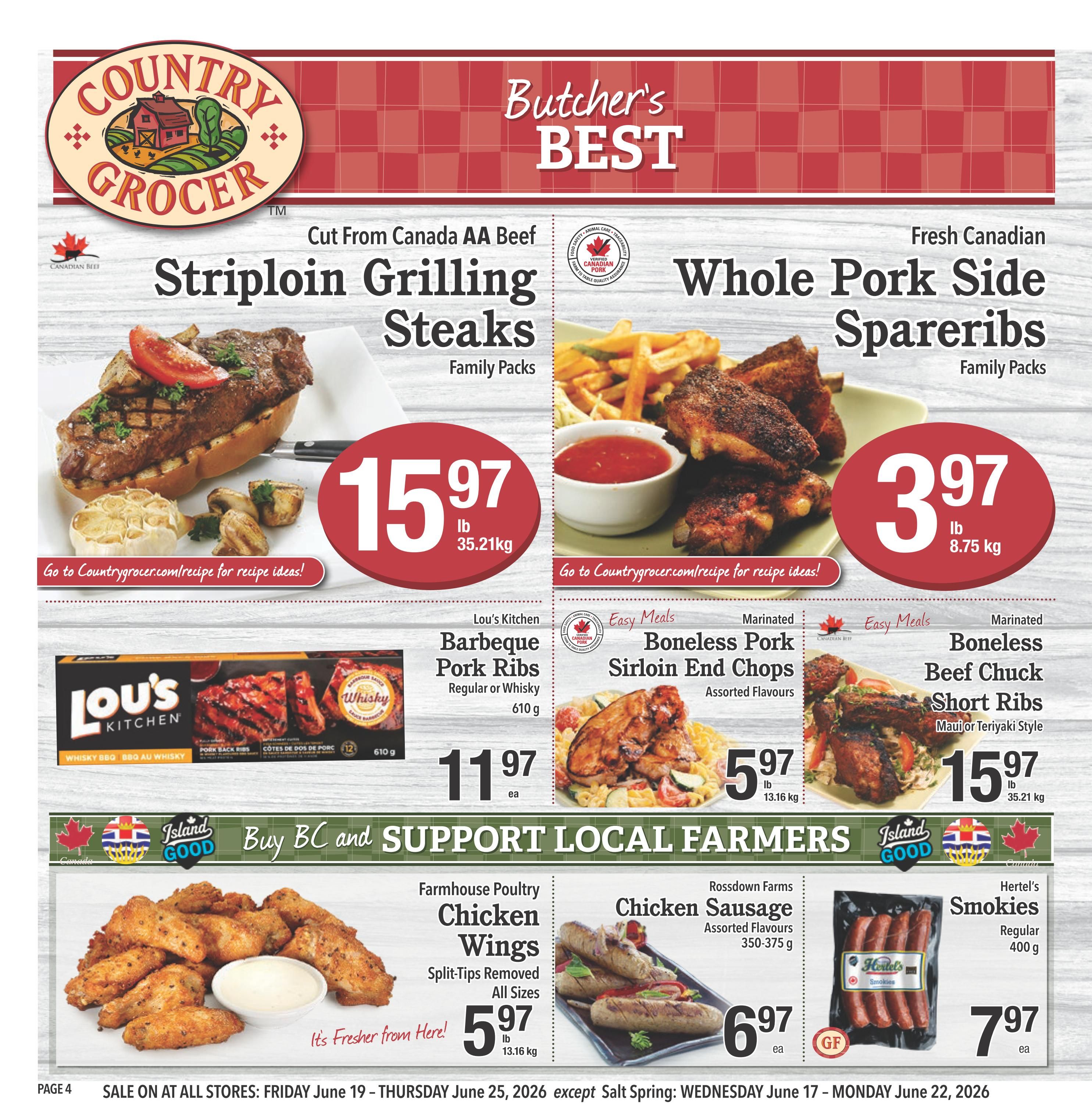 Country Grocer Flyer June 19 to 25
