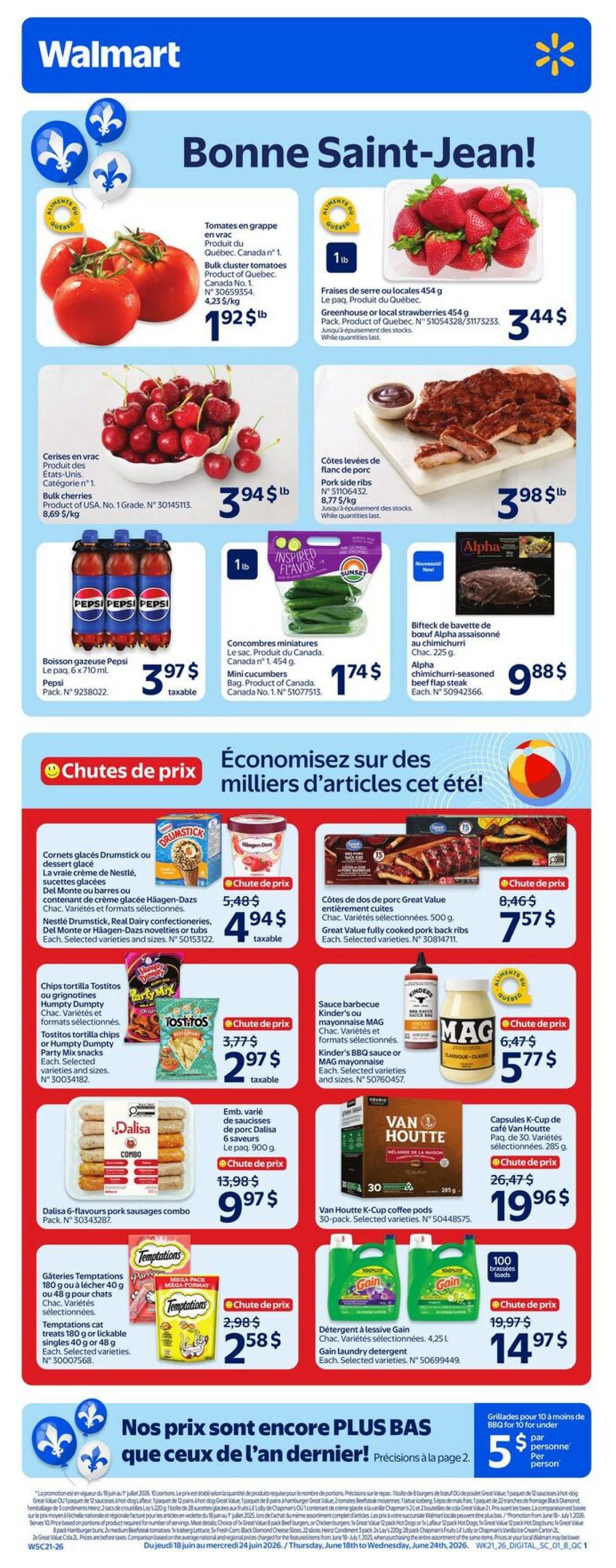 Walmart (QC) Flyer June 18 to 24