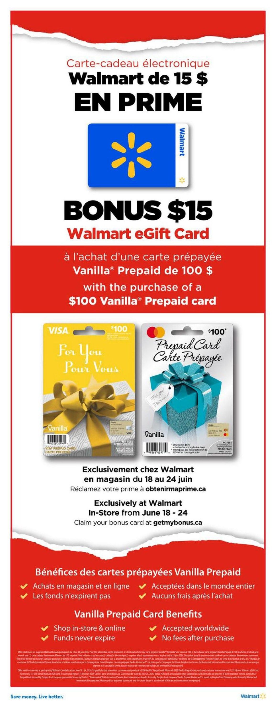 Walmart (QC) Flyer June 18 to 24
