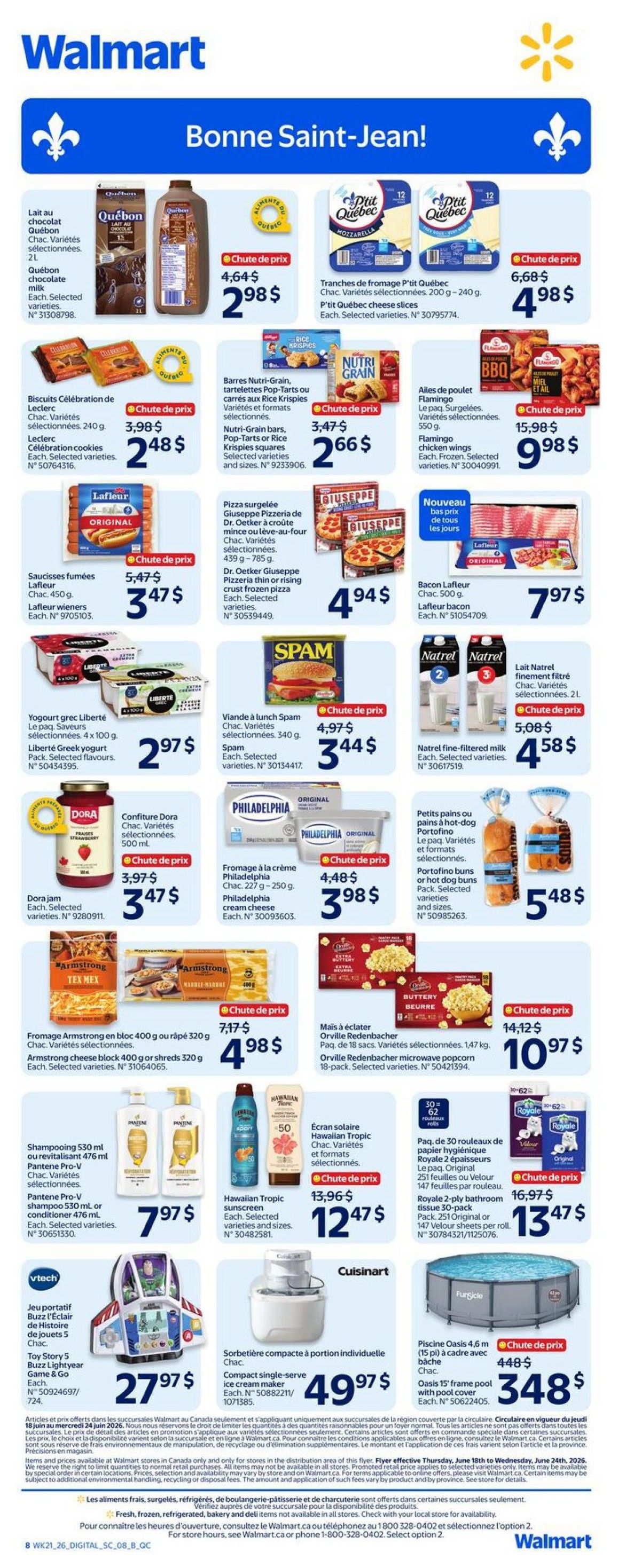 Walmart (QC) Flyer June 18 to 24