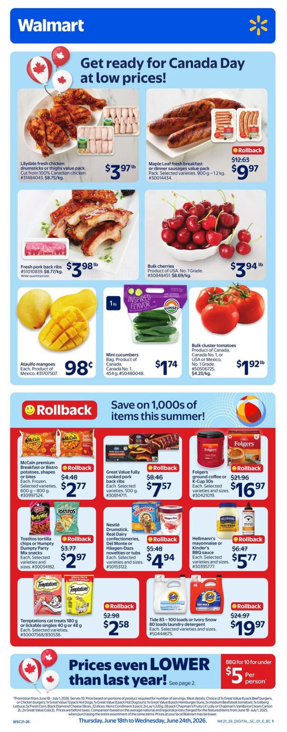 Walmart (West) Flyer June 18 to 24