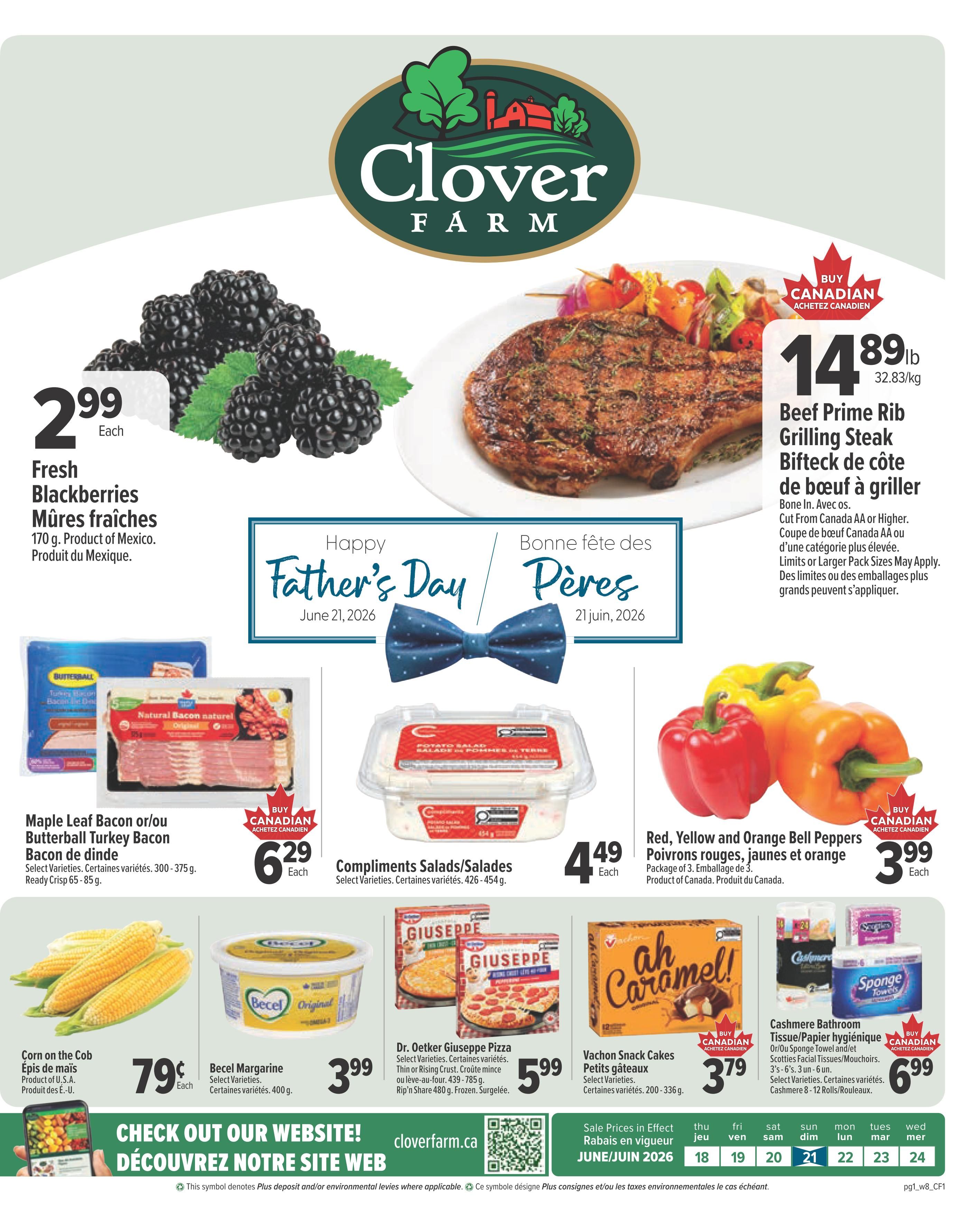 Clover Farm (Atlantic) Flyer June 18 to 24