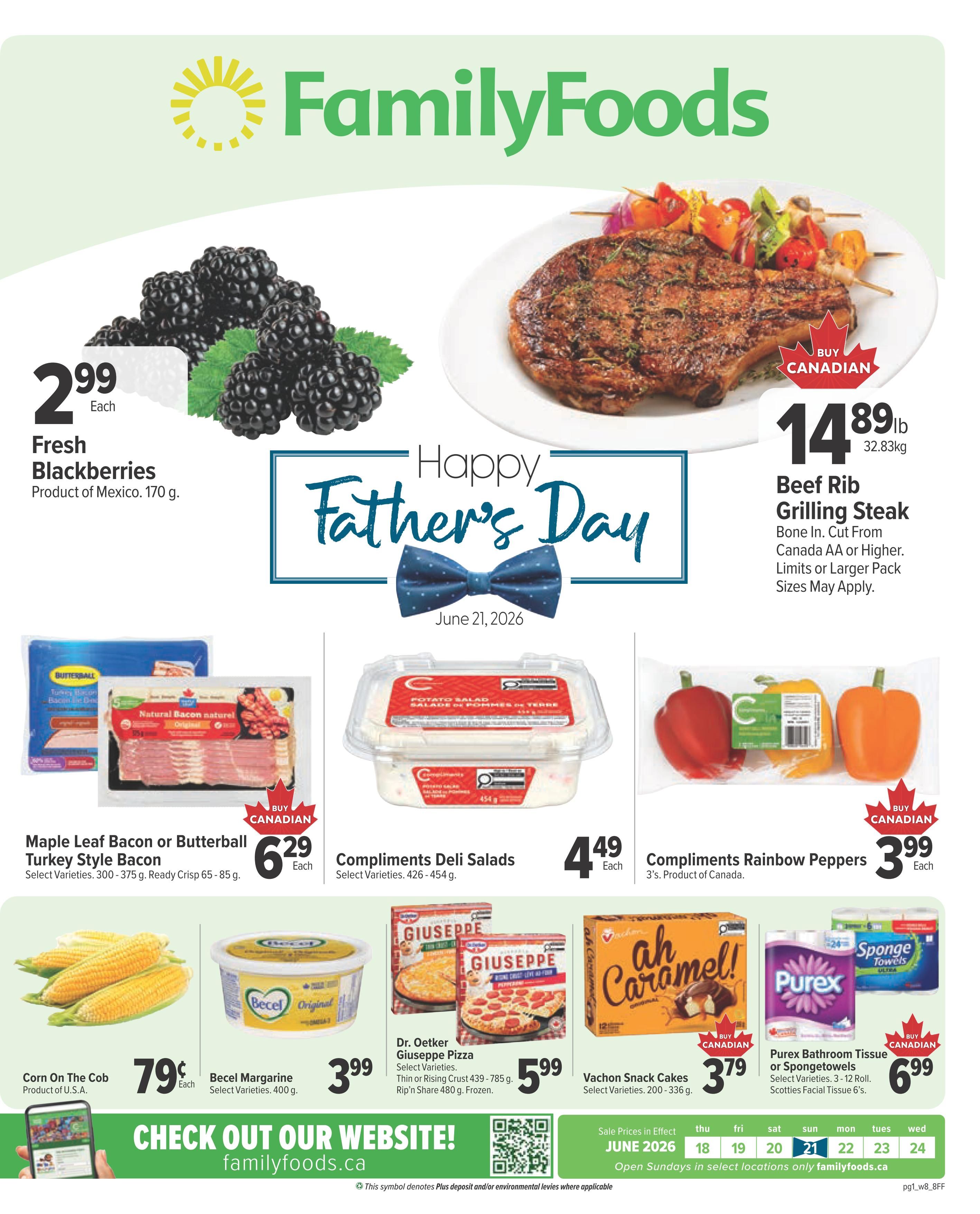 Family Foods Flyer June 18 to 24