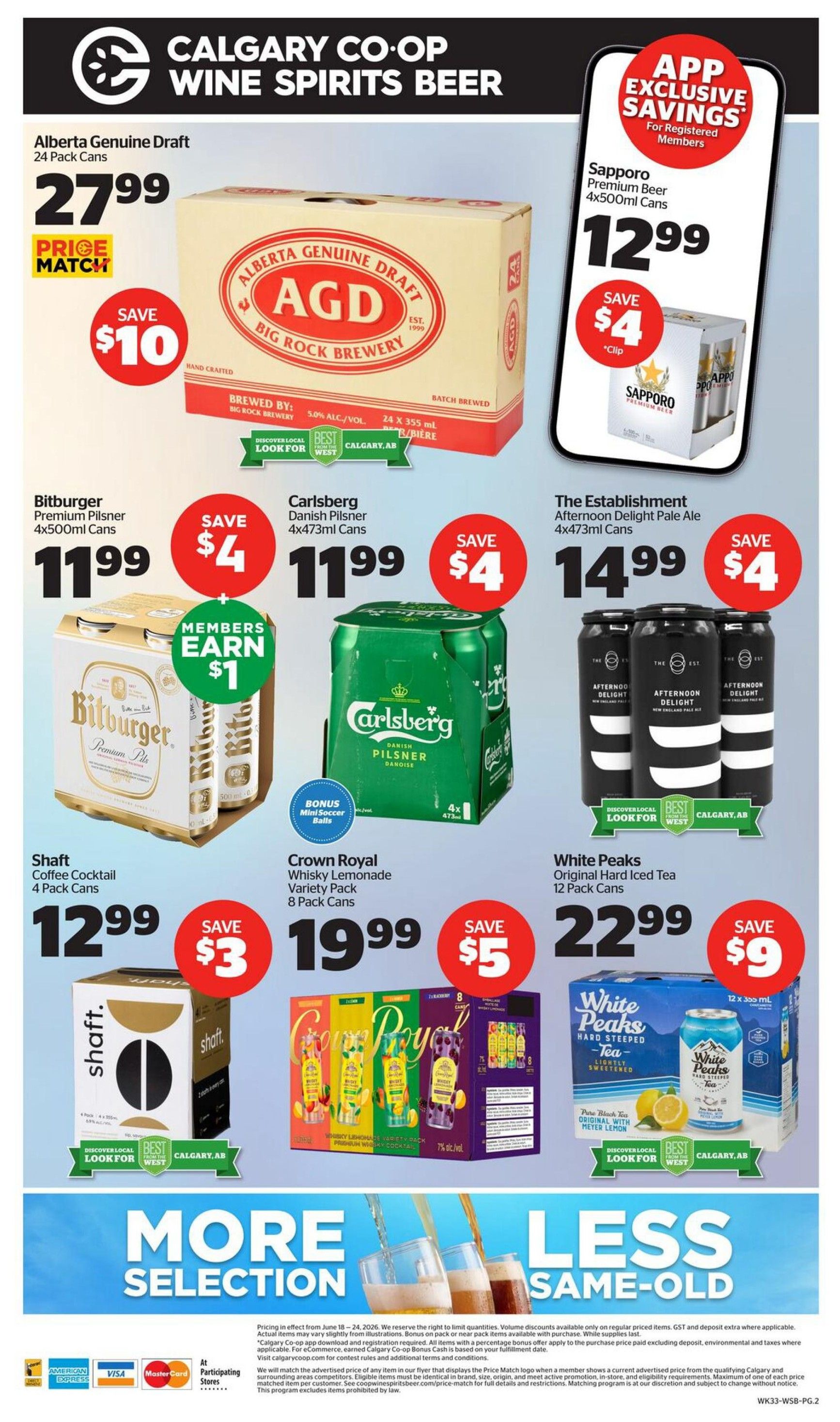 Calgary Co-op SWCB Flyer June 18 to 24